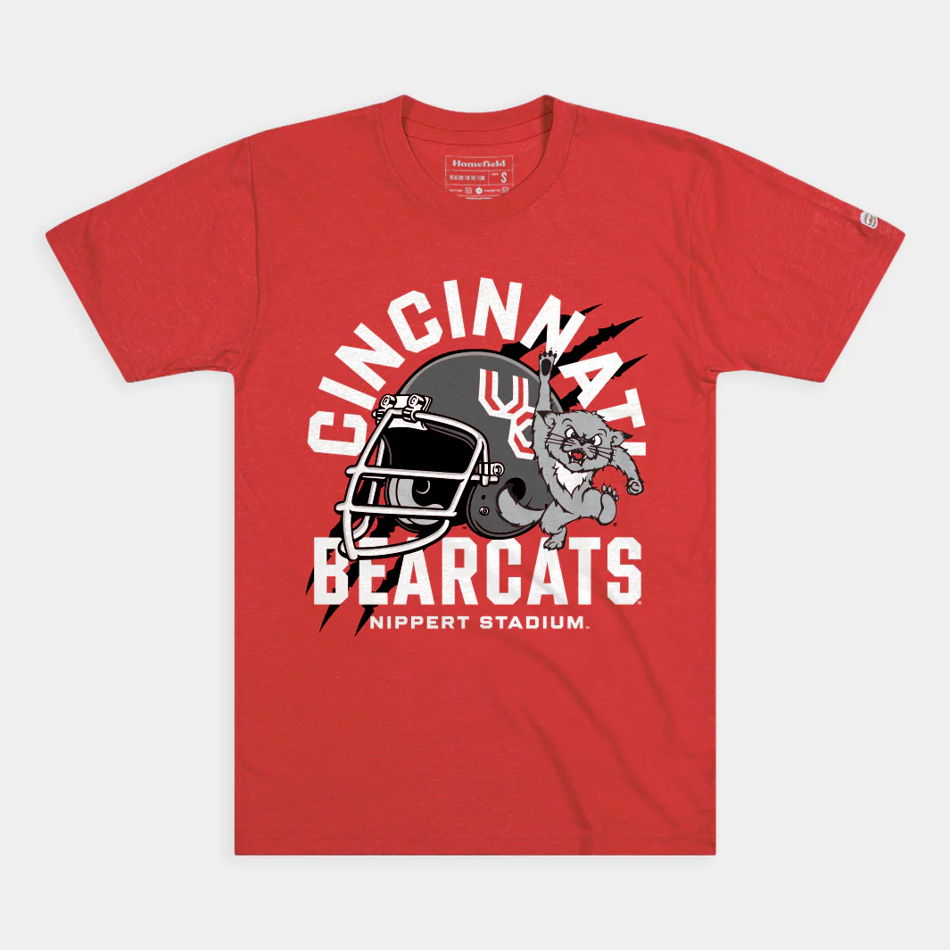 Cincinnati Bearcats Football Helmet Tee