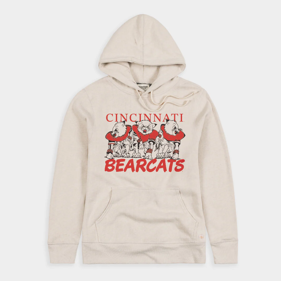 Cincinnati Bearcats Vintage Football Cats Hoodie