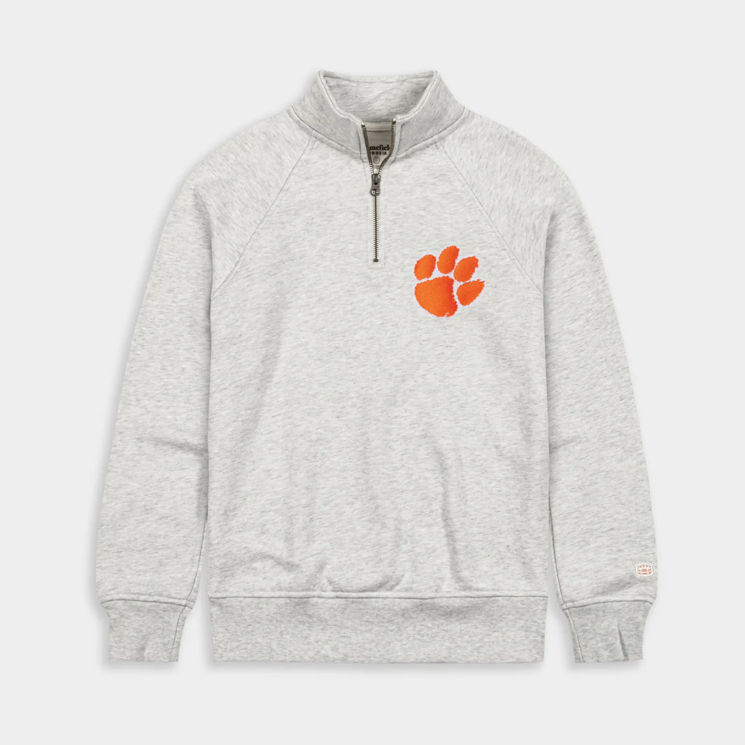 Clemson 55th Anniversary Tiger Paw Quarter Zip