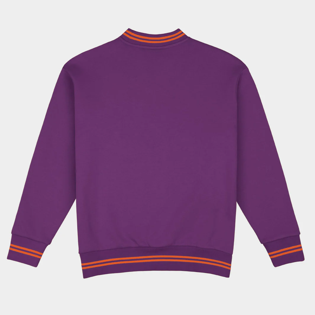 Clemson Football Embroidered Tri-Stripe Crewneck - Image 2