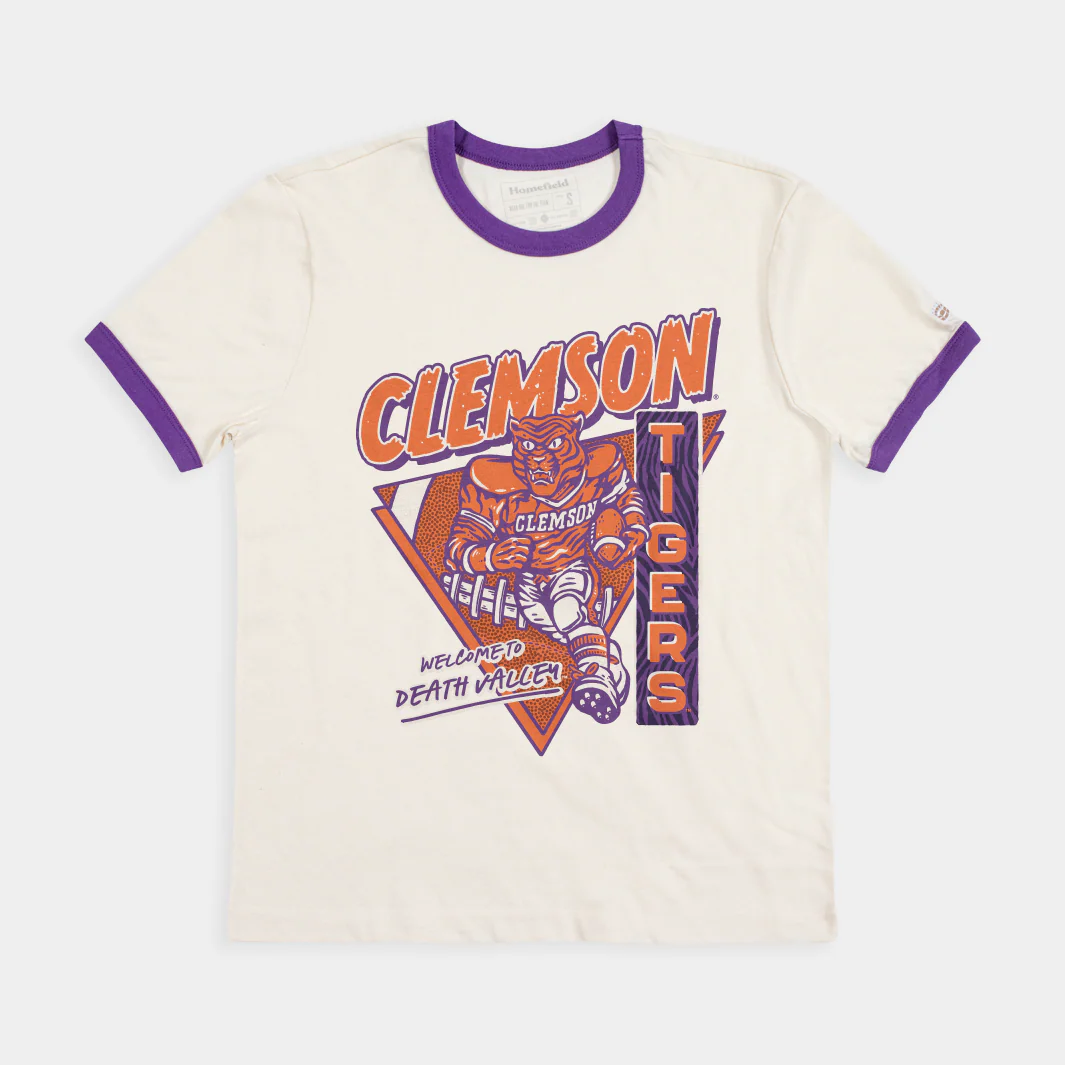 Clemson Tigers 1990s Vintage Ringer Tee