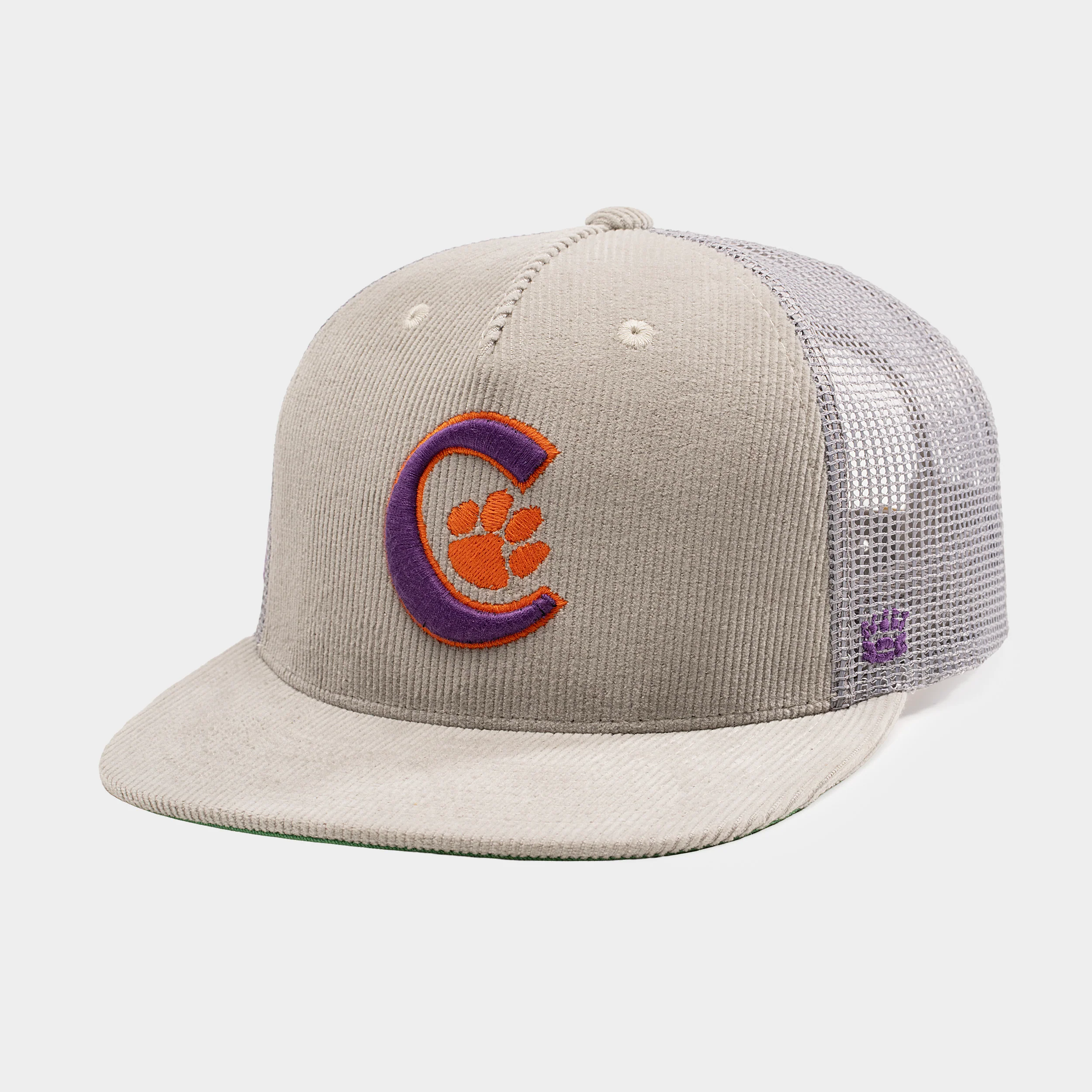 Clemson Tigers Corduroy Trucker Hat
