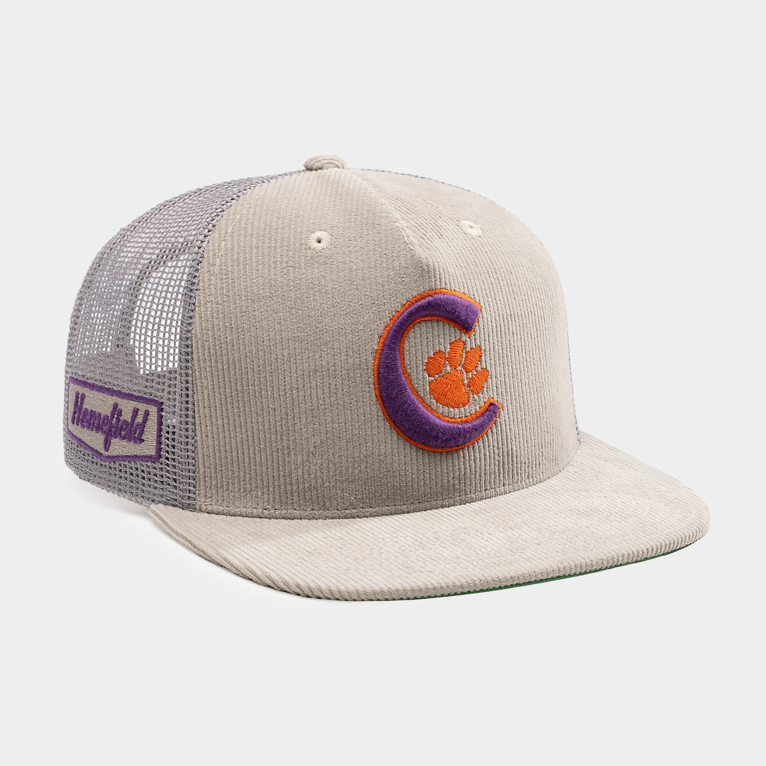 Clemson Tigers Corduroy Trucker Hat - Image 2