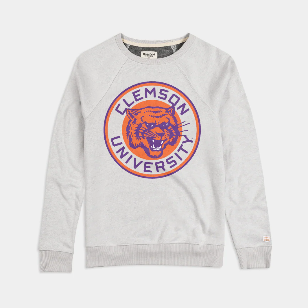 Clemson Tigers Growling Logo Vintage Crewneck