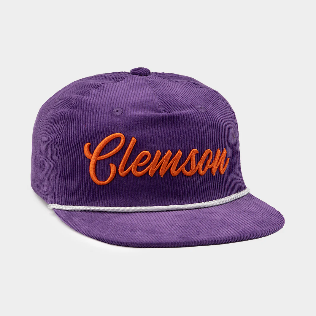 Clemson Tigers Retro Corduroy Hat - Image 2