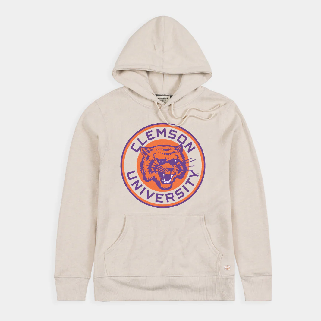 Clemson Tigers Vintage Growling Tiger Hoodie