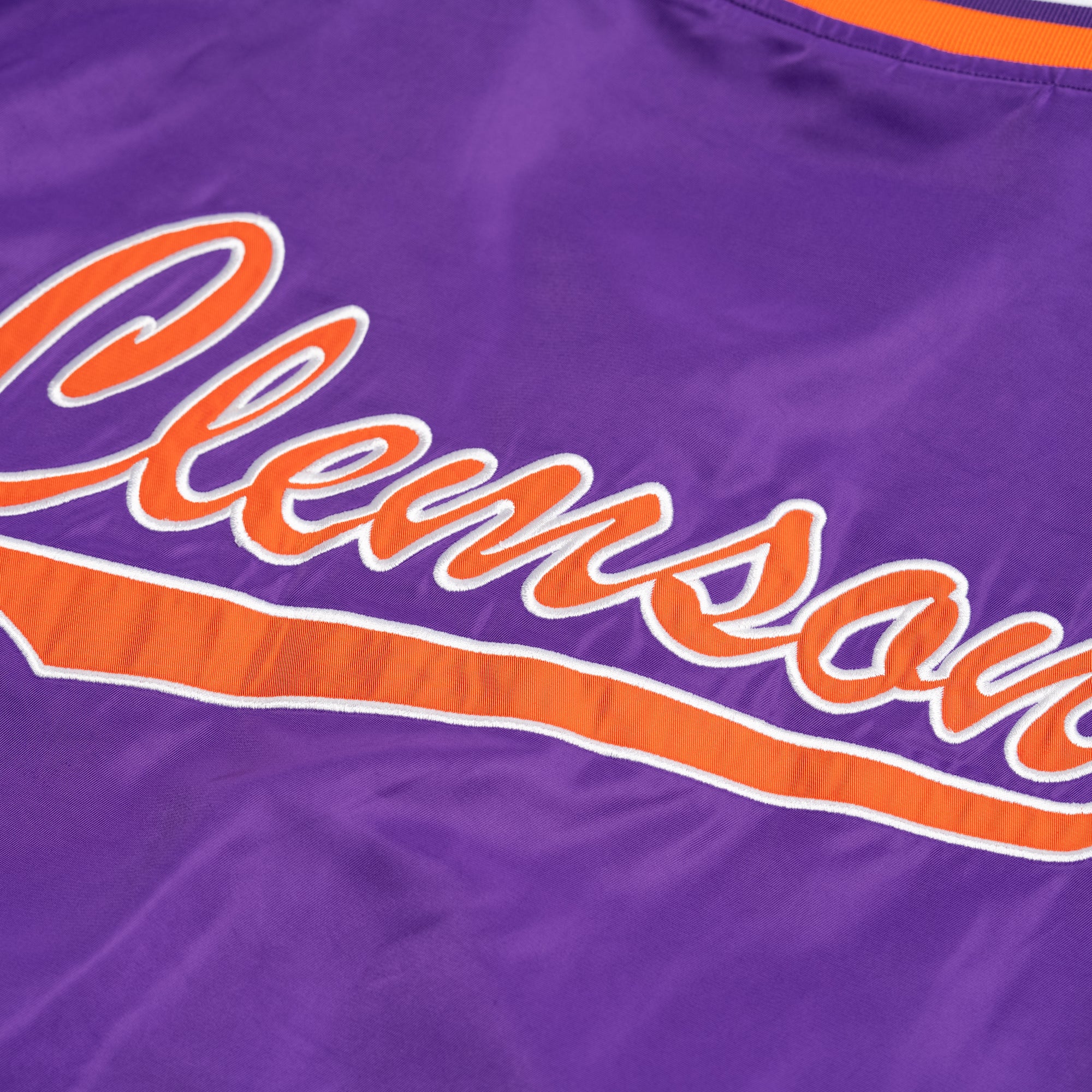 Clemson Tigers Vintage-Inspired Bomber Jacket - Image 7