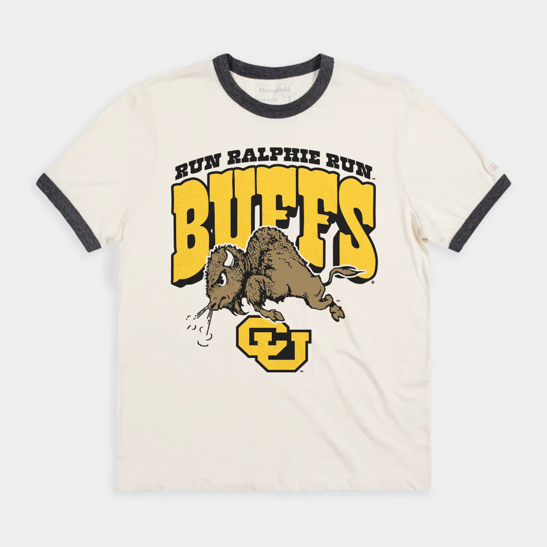 Colorado "Run Ralphie Run" Throwback Ringer Tee