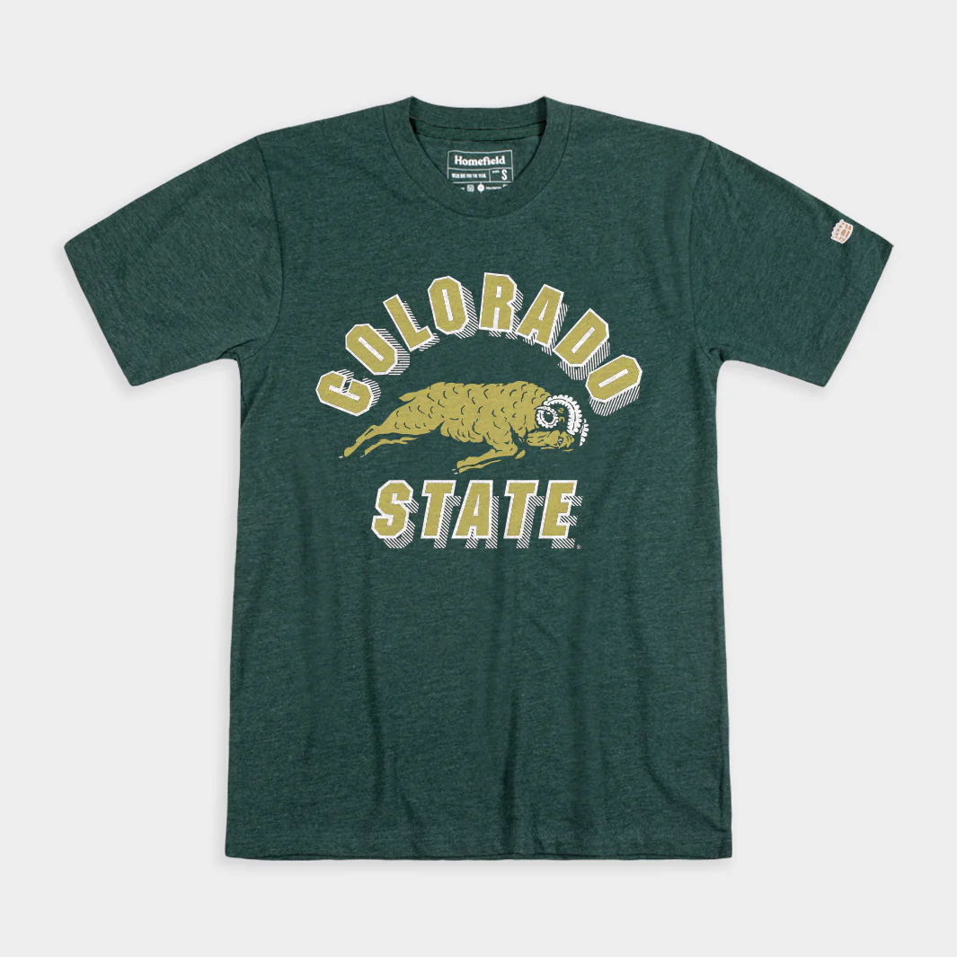 Colorado State Charging Ram Tee