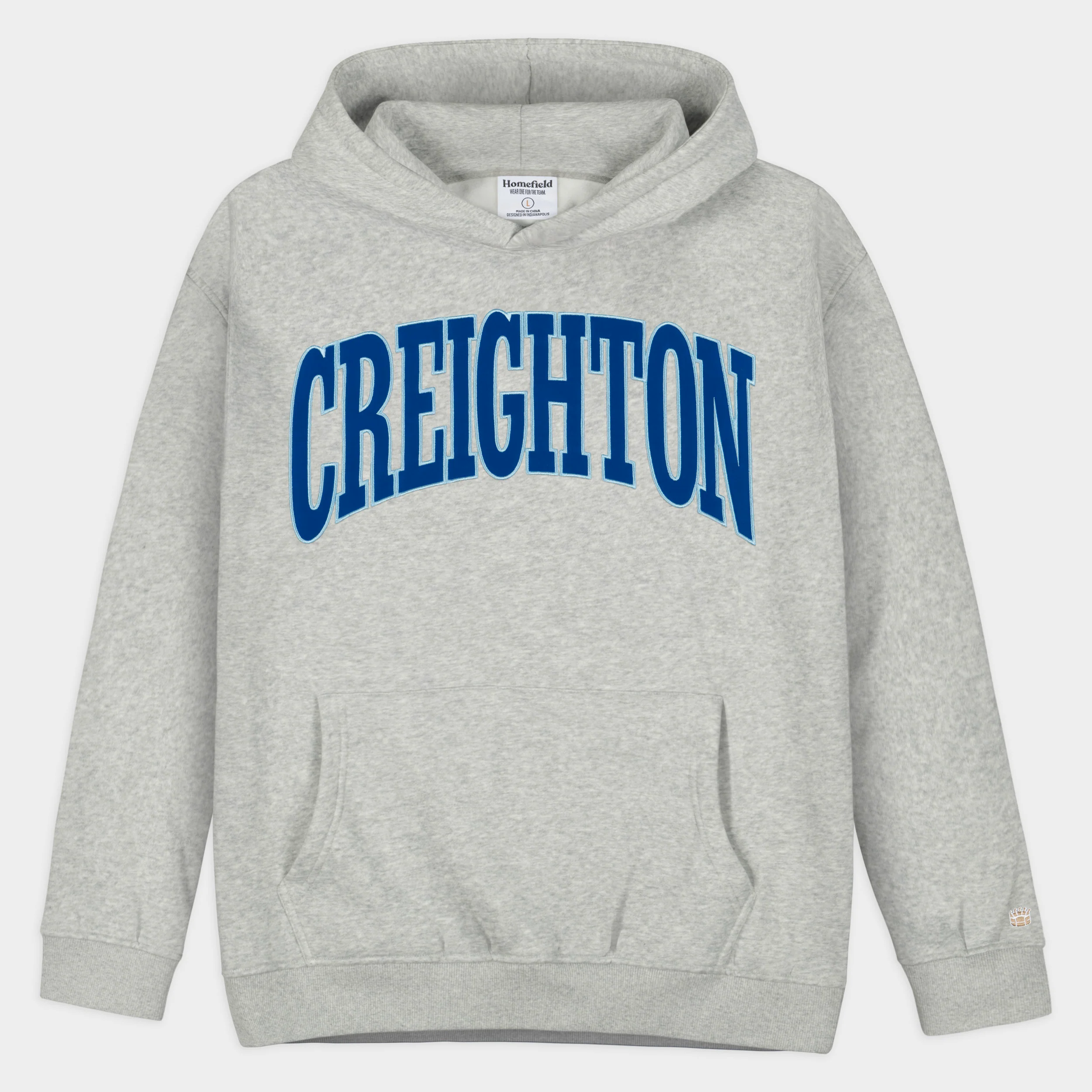Creighton Bluejays 1980s Applique Heavyweight Hoodie