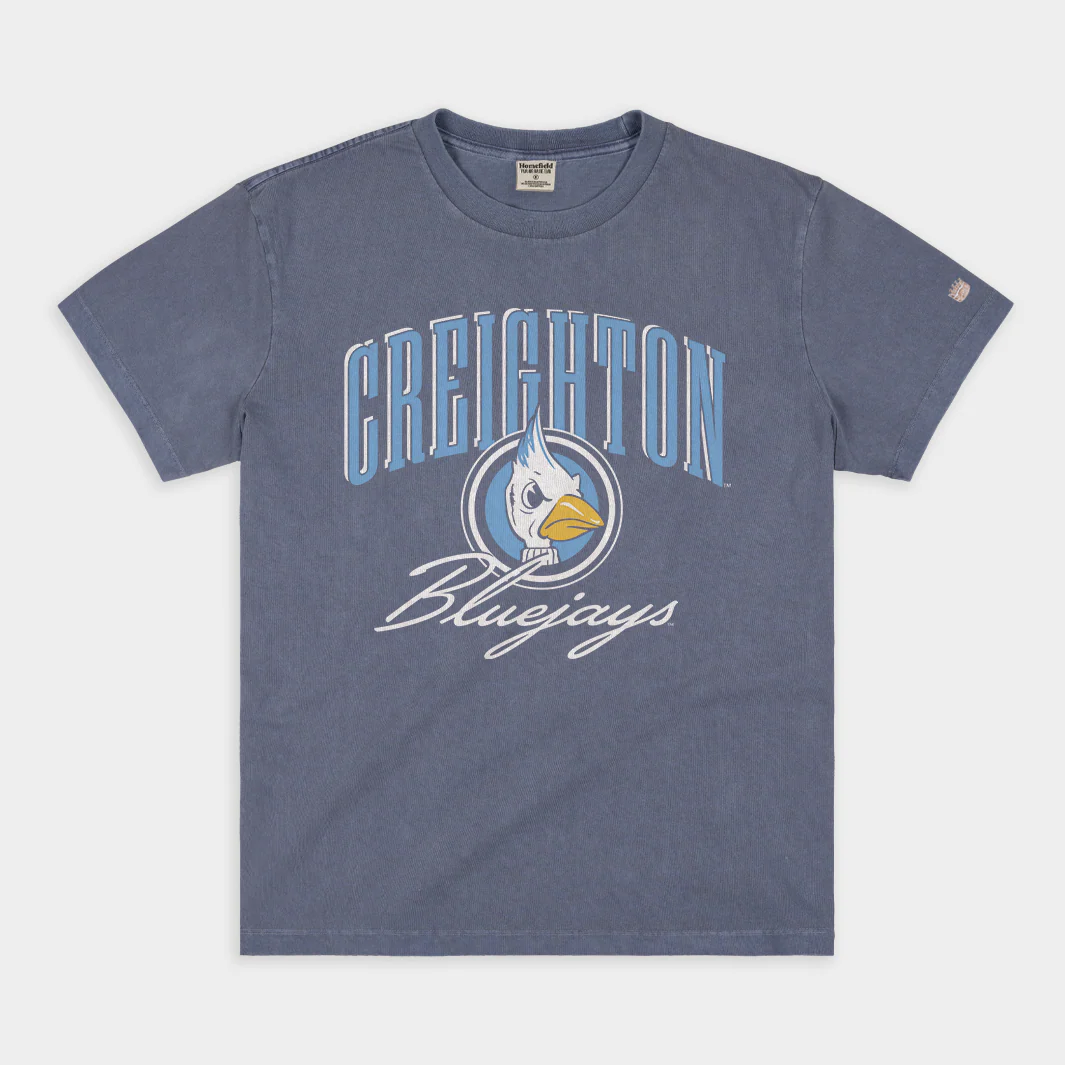 Creighton Bluejays Retro Mascot Vintage Heavyweight Tee