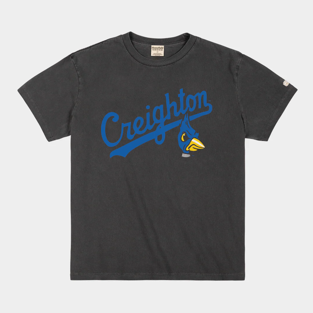 Creighton Bluejays Script 1972 Logo Vintage Heavyweight Tee