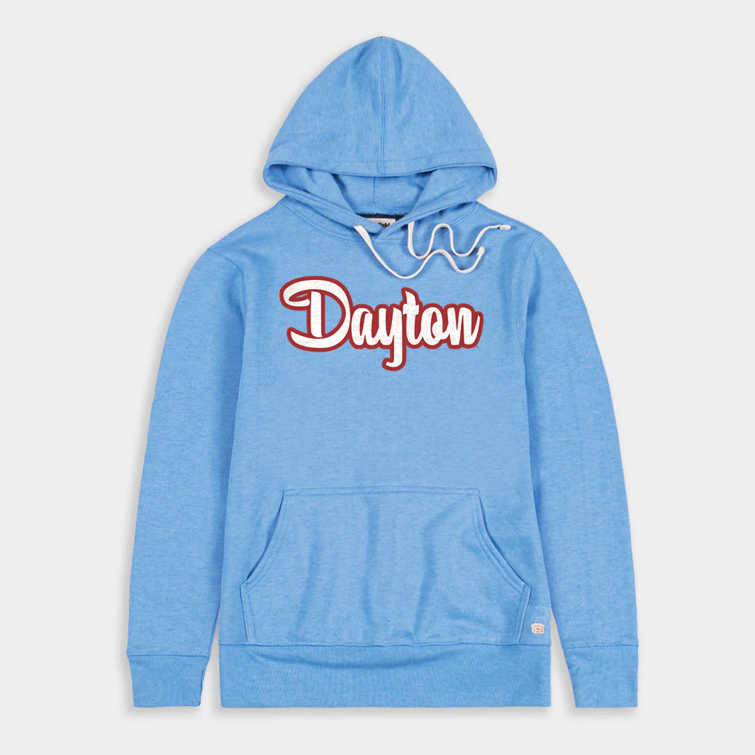 Dayton Flyers Basketball Chapel Blue Jersey Hoodie