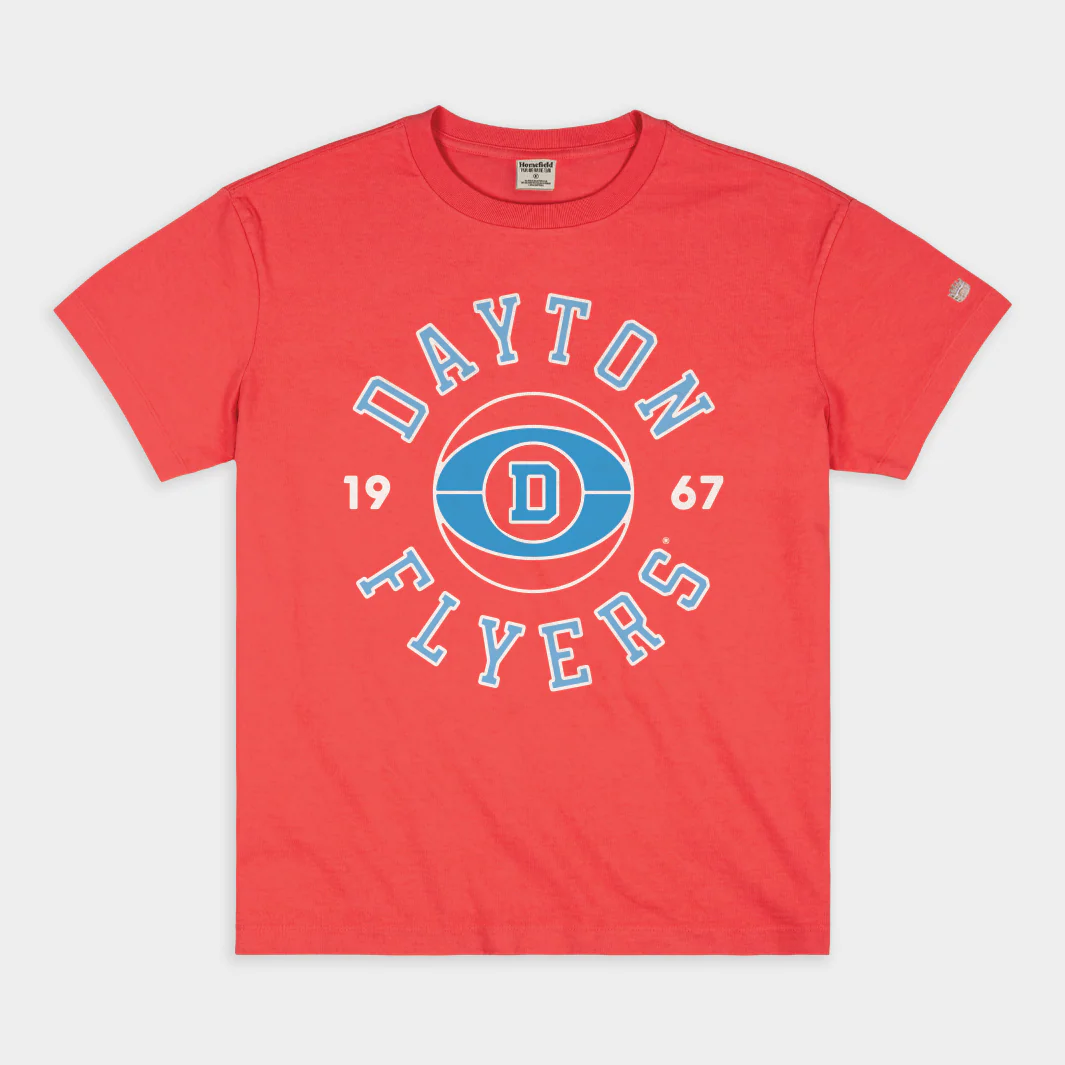 Dayton Flyers Men's Basketball 1966-67 Vintage Heavyweight Tee