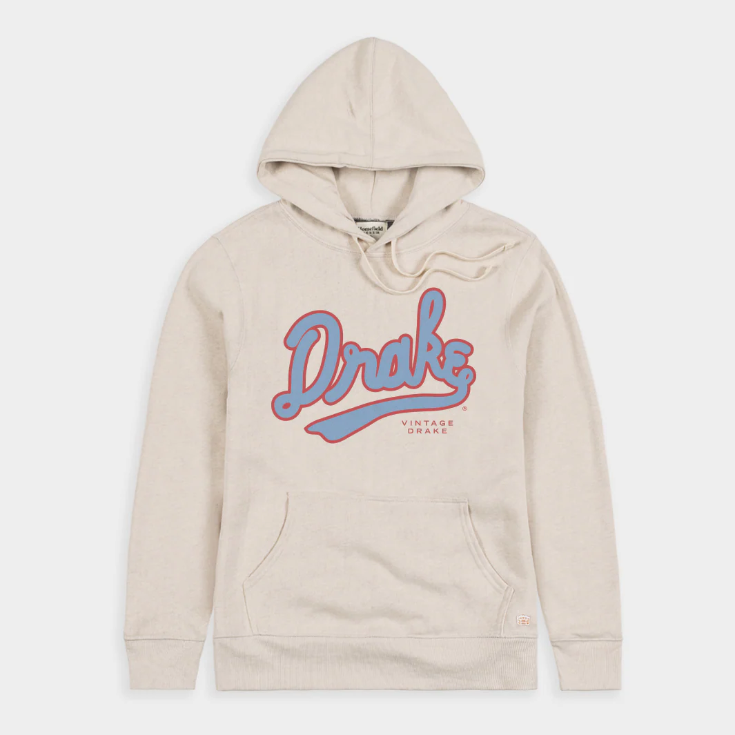 Drake Bulldogs Basketball 1968-69 Script Hoodie