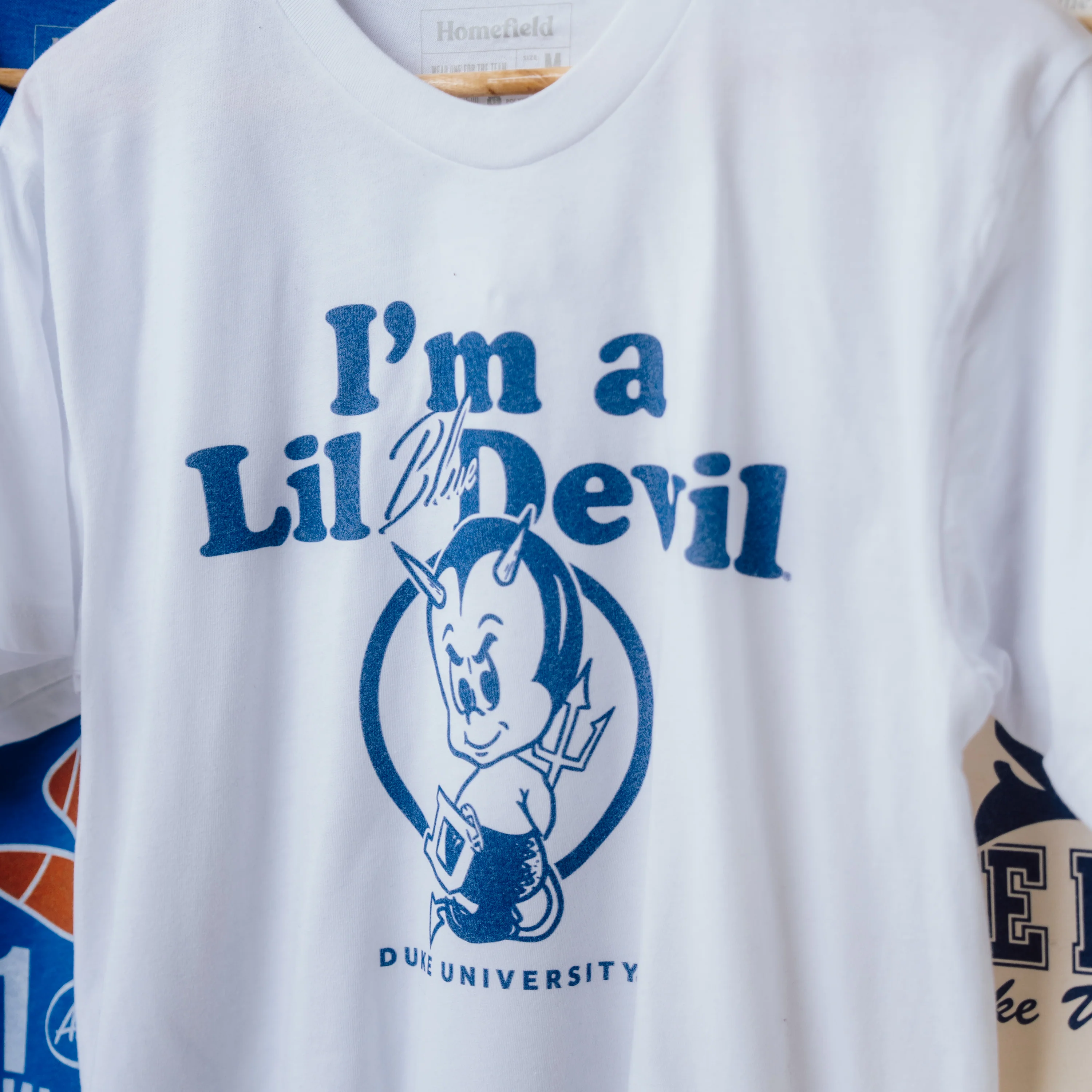 Duke Blue Devils Retro "Lil' Devil" Tee - Image 2