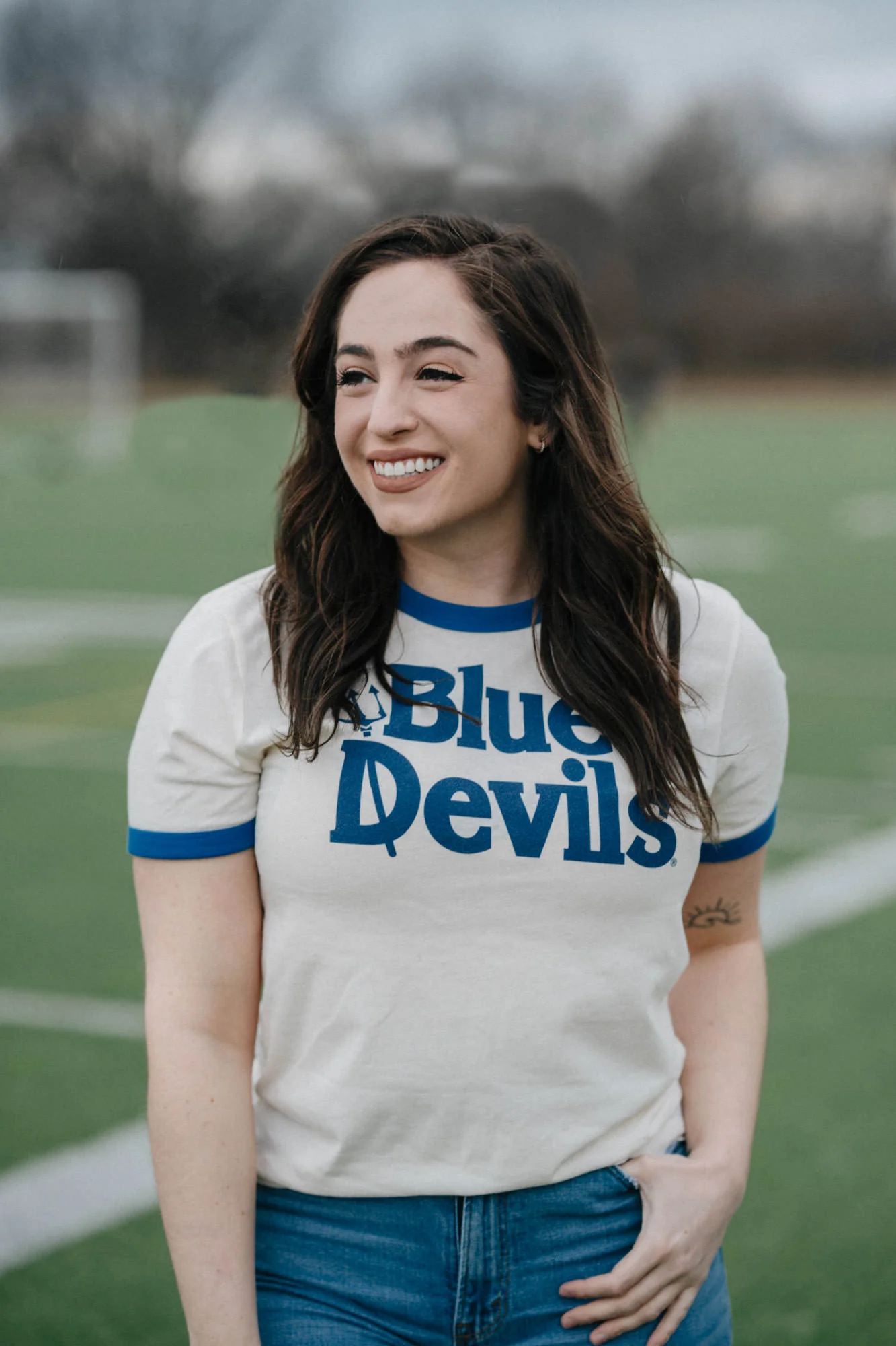 Duke Blue Devils Ringer Tee - Image 2