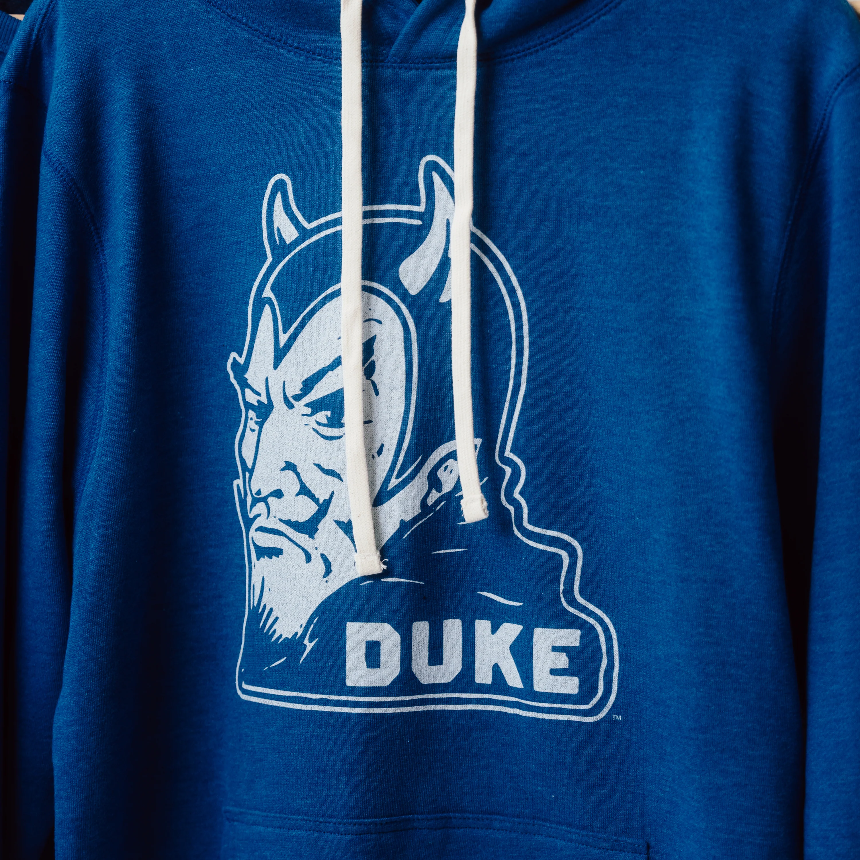 Duke Vintage Blue Devil Logo Hoodie - Image 2