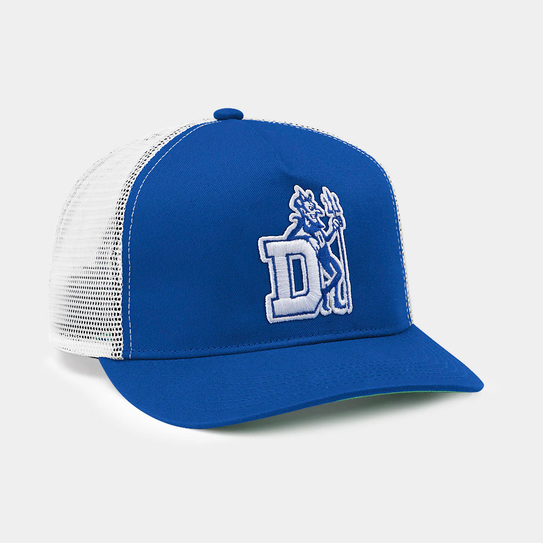 Duke Vintage Blue Devils Logo Trucker Hat - Image 2