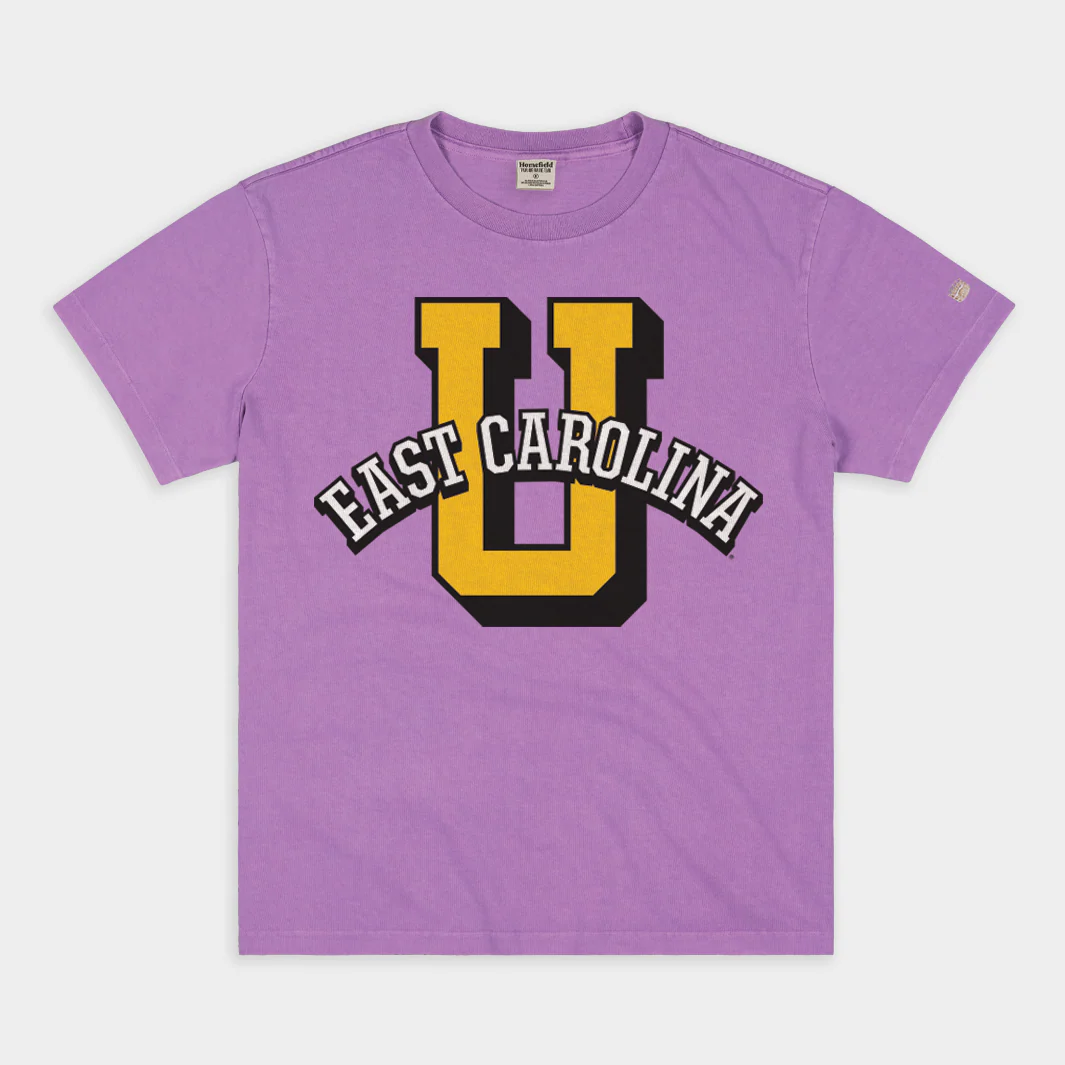 ECU East Carolina "U" Heavyweight Tee