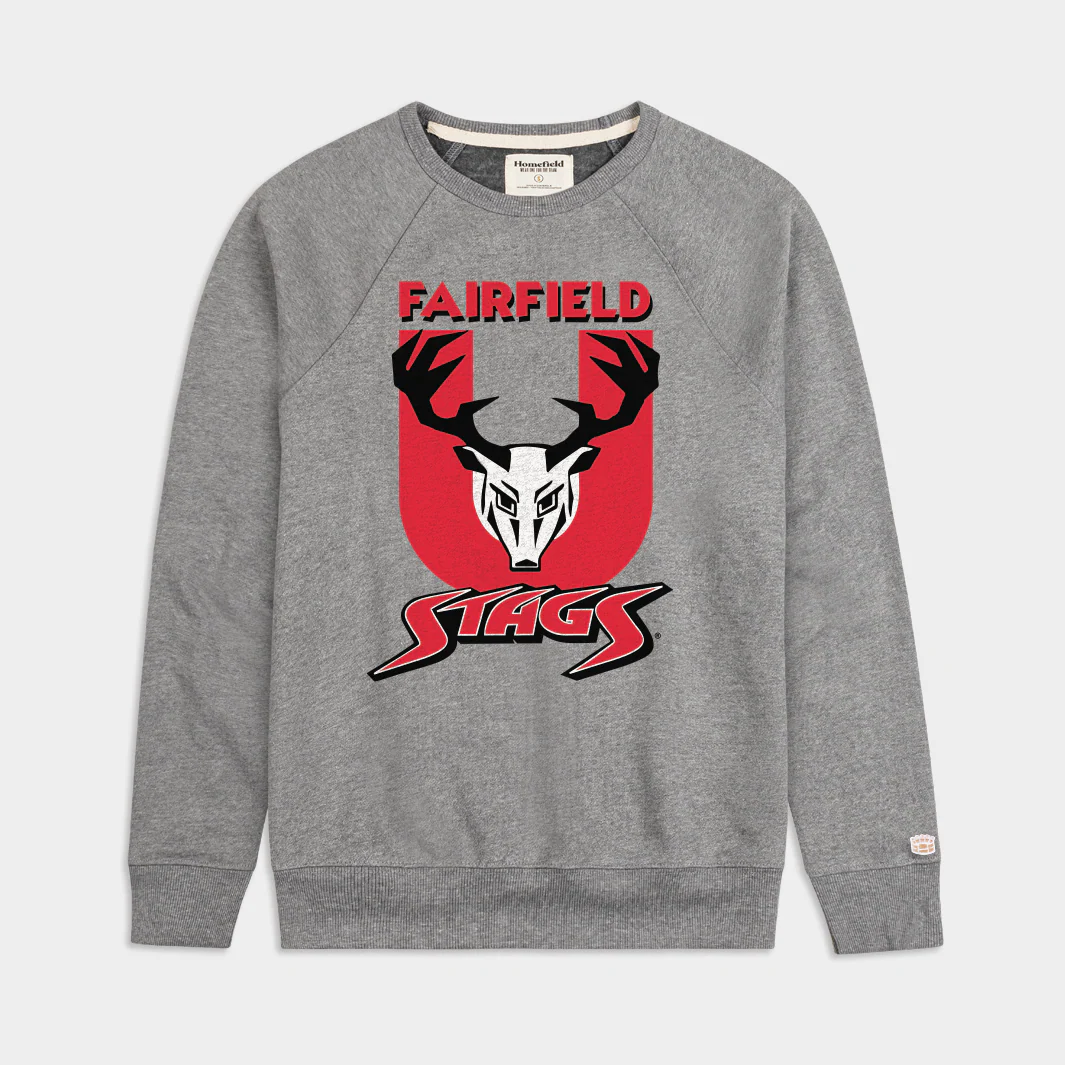 Fairfield Stags 1990s Logo Crewneck