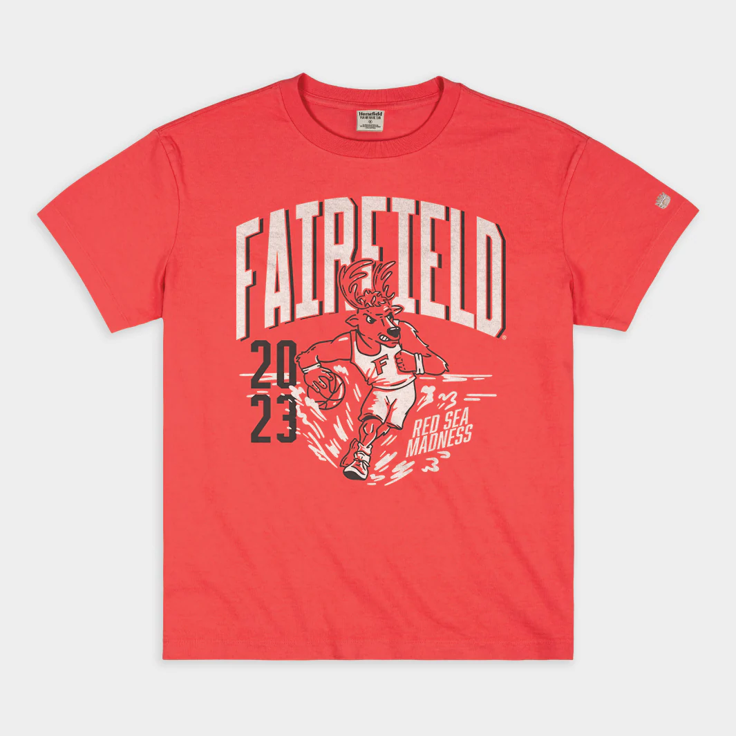 Fairfield Stags 2023 Red Sea Madness Vintage Heavyweight Tee