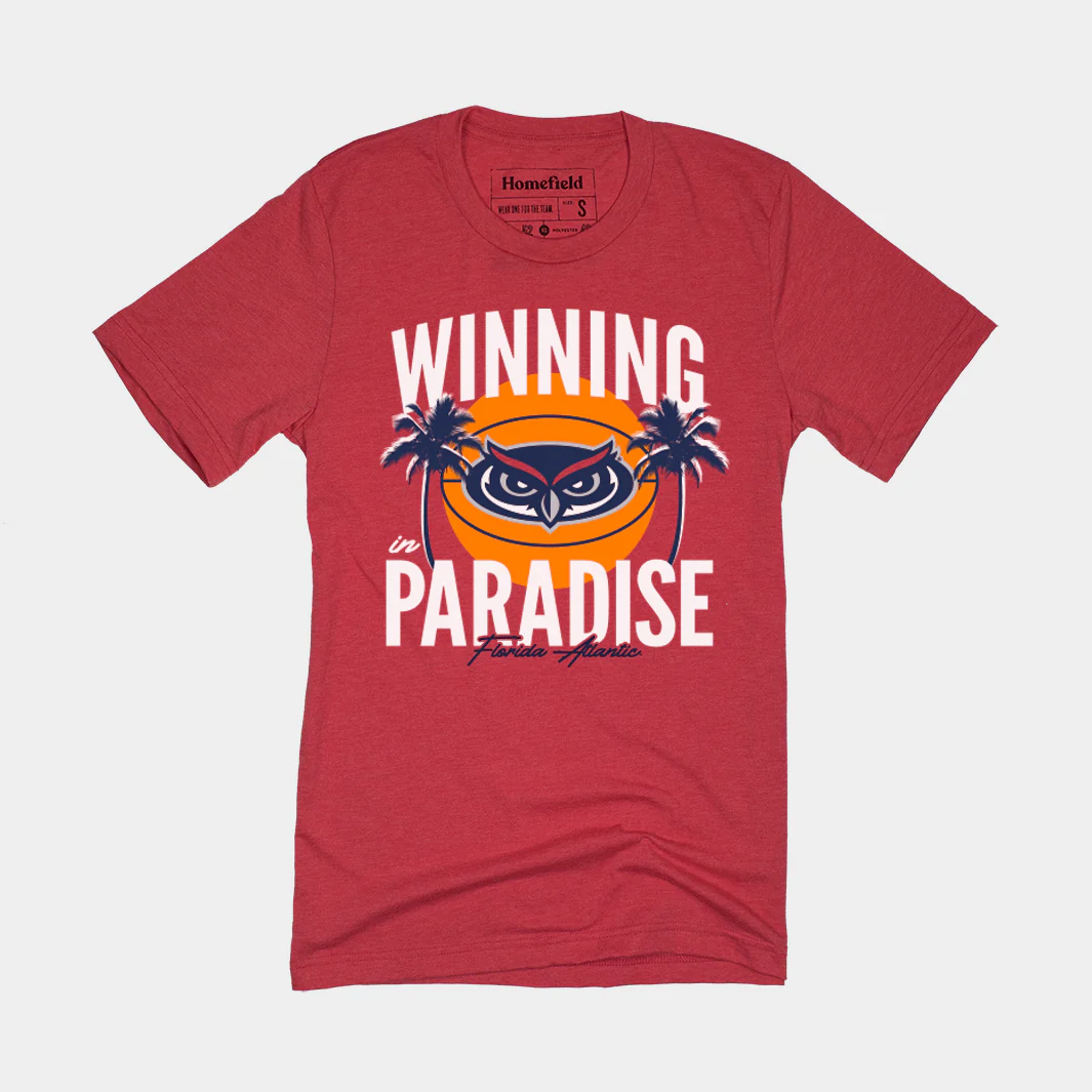 FAU Basketball "Winning in Paradise" Tee