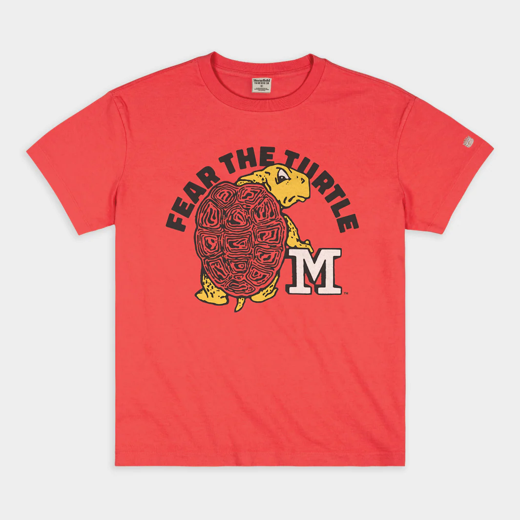 "Fear the Turtle" Maryland Vintage Heavyweight Tee