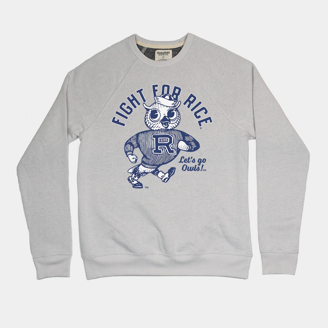 Vintage Fight for Rice University Crewneck