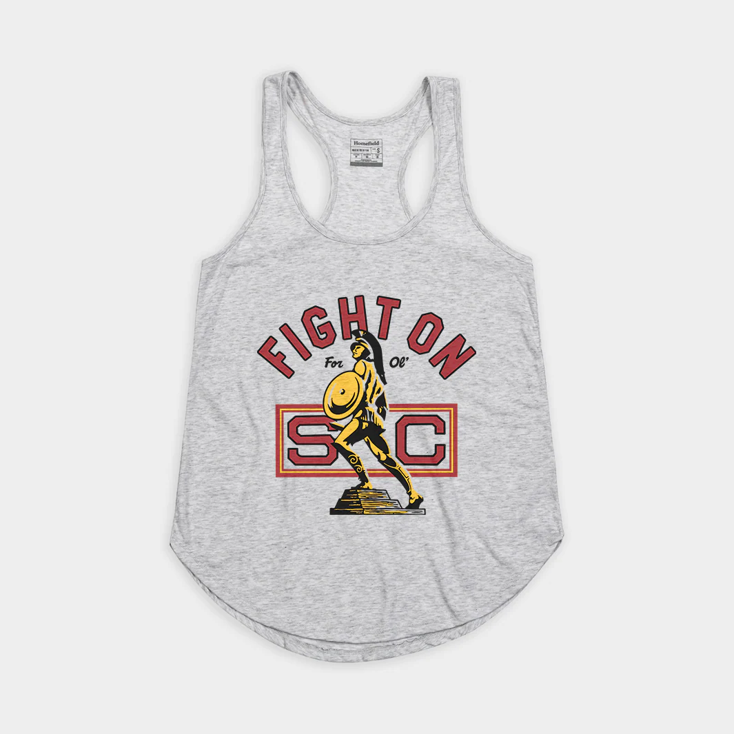 Fight On for Ol’ SC Vintage Tommy Trojan Women's Tank