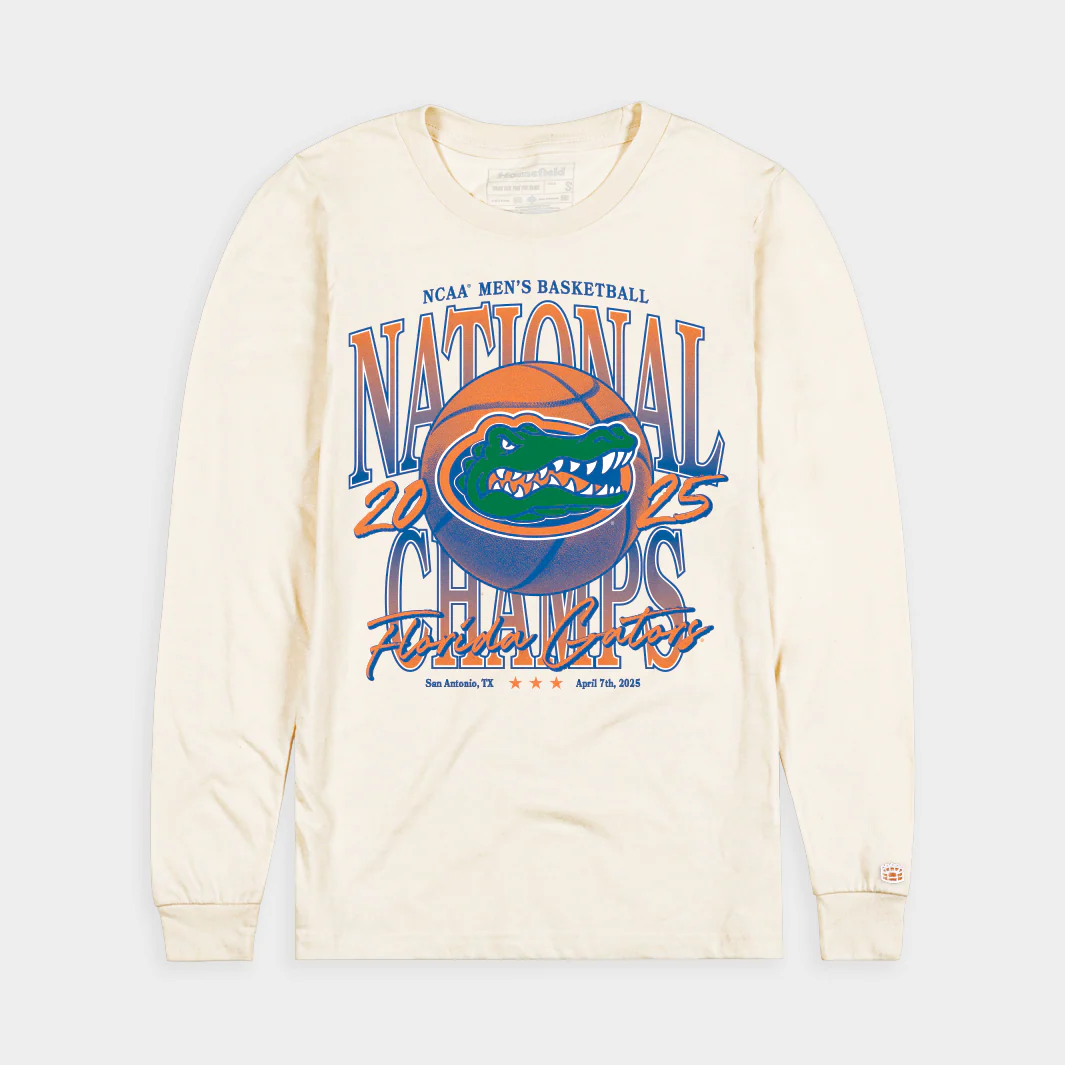 Florida Men's Basketball 2025 National Champs Long Sleeve Tee