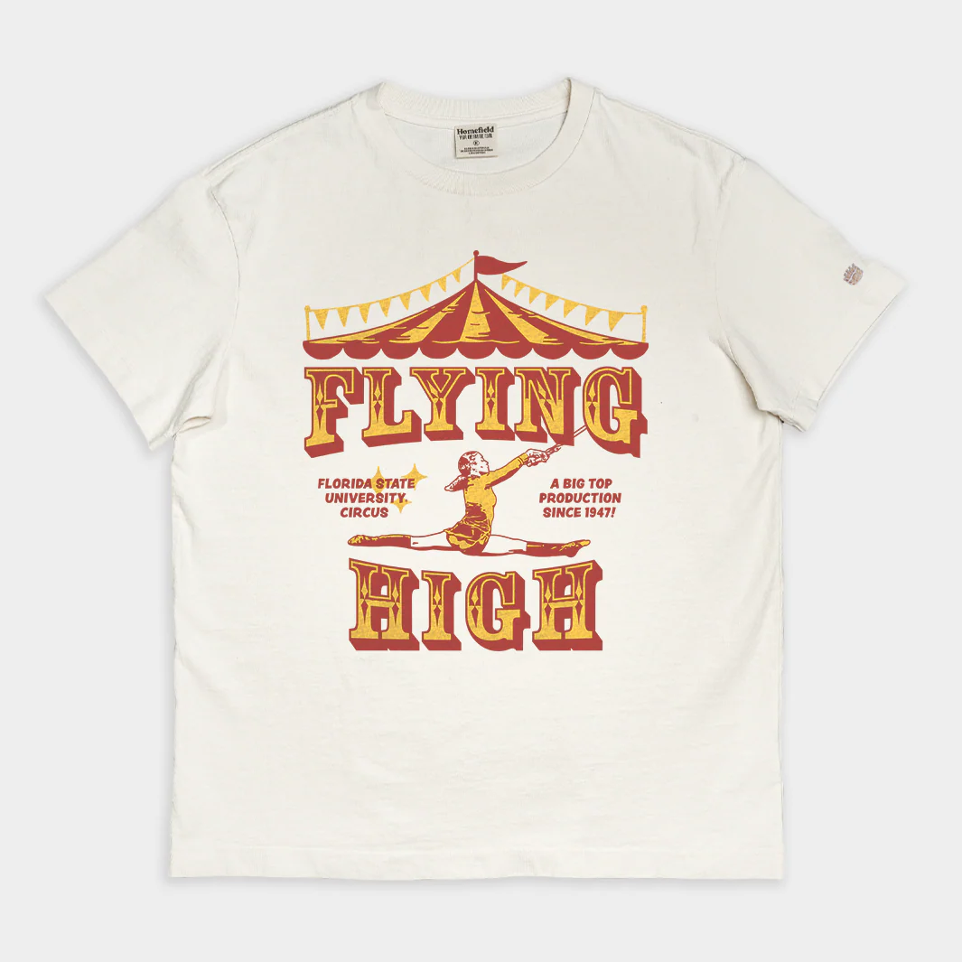 Florida State Flying High Circus Vintage Heavyweight Tee