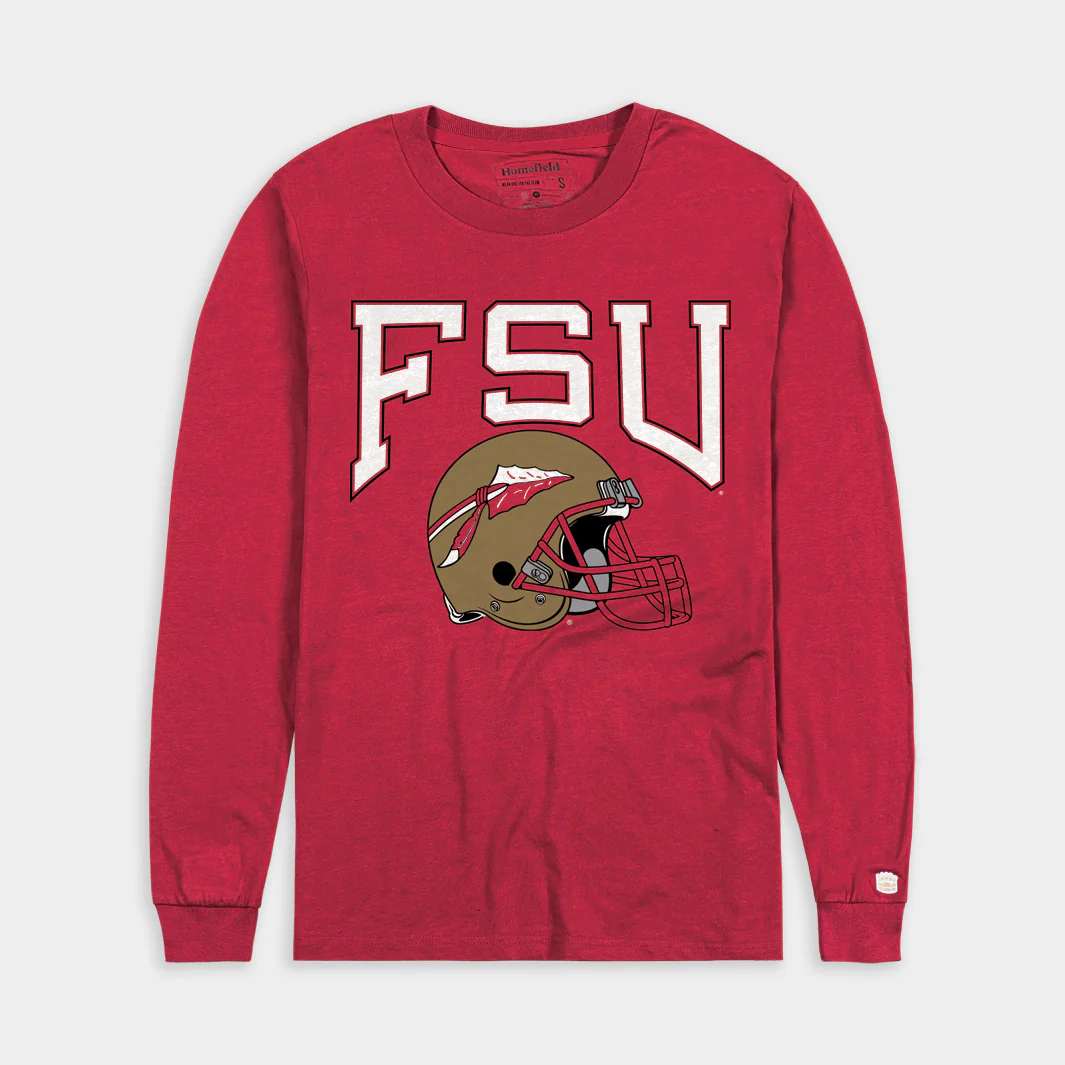 Florida State Football Spear Helmet Long Sleeve