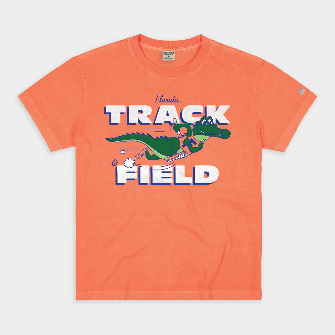 Florida Track & Field Vintage Heavyweight Tee