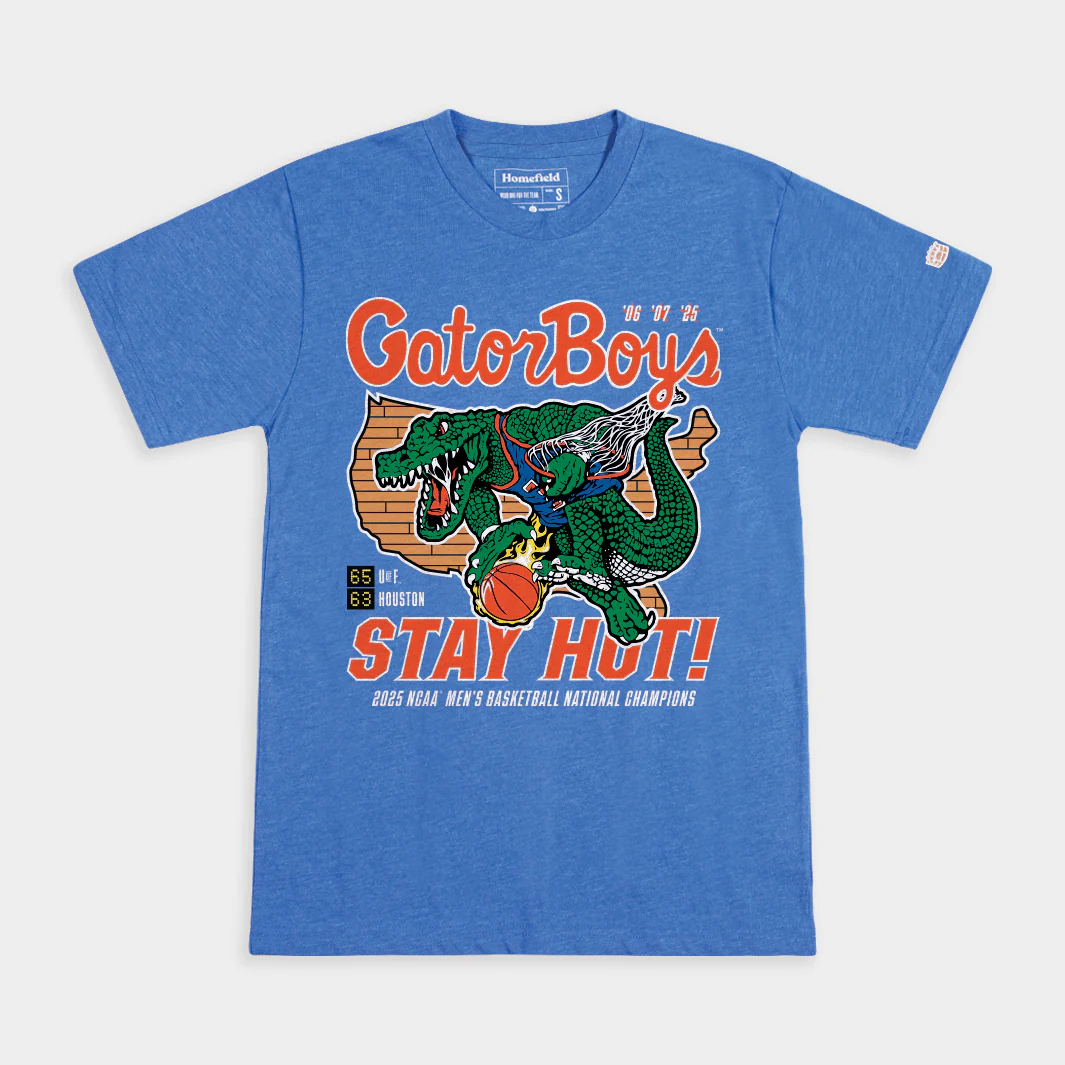Florida Basketball 2025 "Gator Boys Stay Hot" Tee