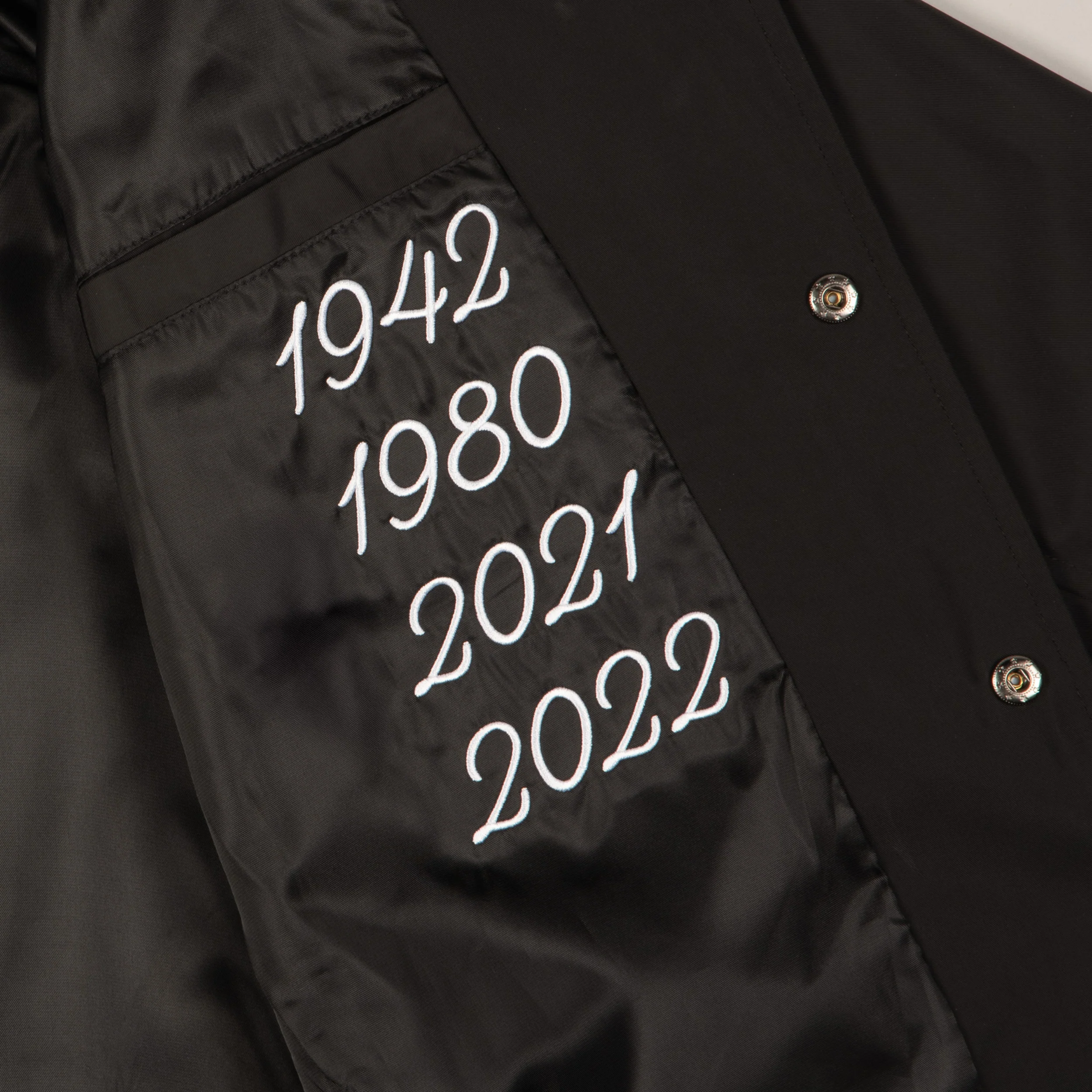 Georgia Bulldogs Football Championships Blackout Bomber Jacket - Image 3