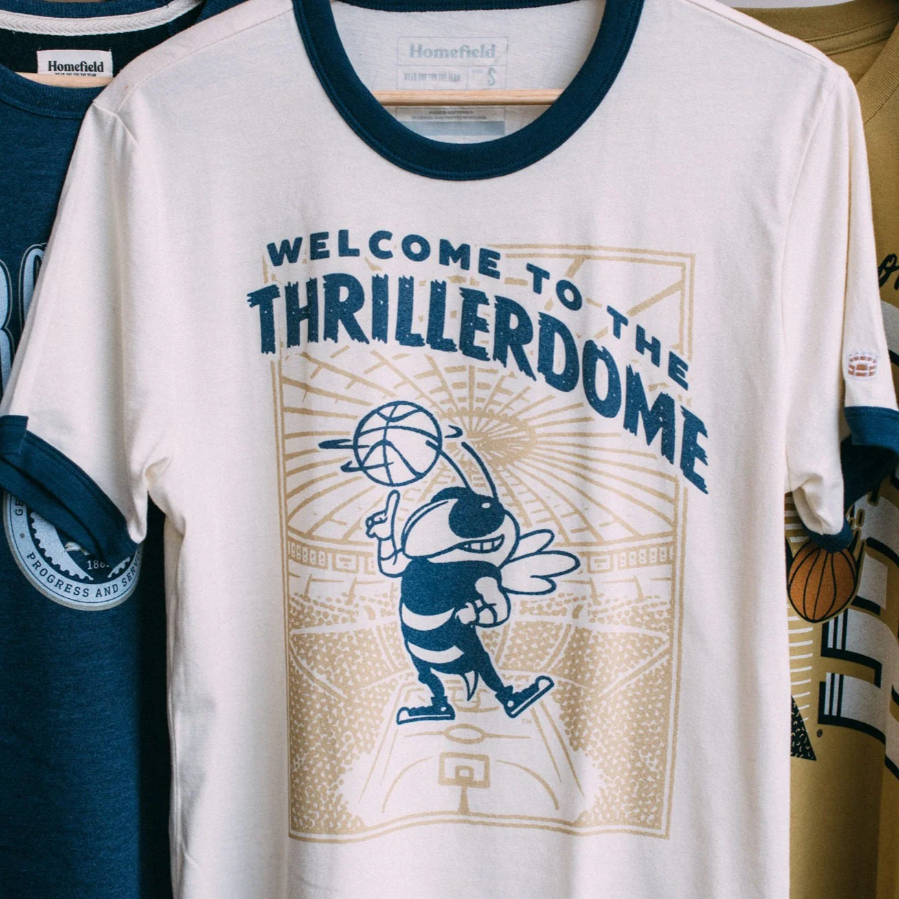 Georgia Tech Basketball Thrillerdome Ringer Tee - Image 2