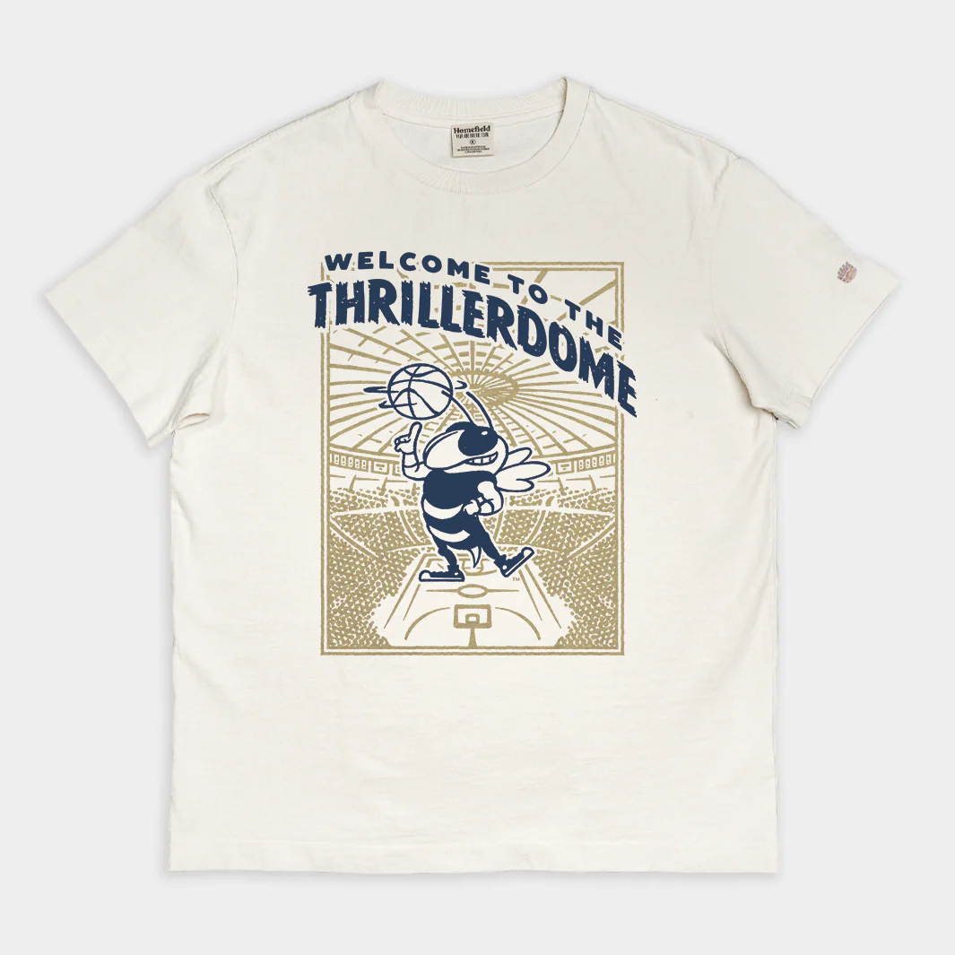 Georgia Tech Basketball Thrillerdome Vintage Heavyweight Tee