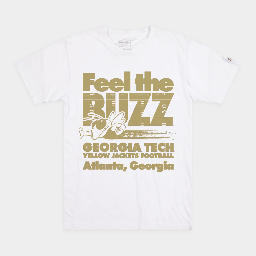 Georgia Tech "Feel the Buzz" Football Tee