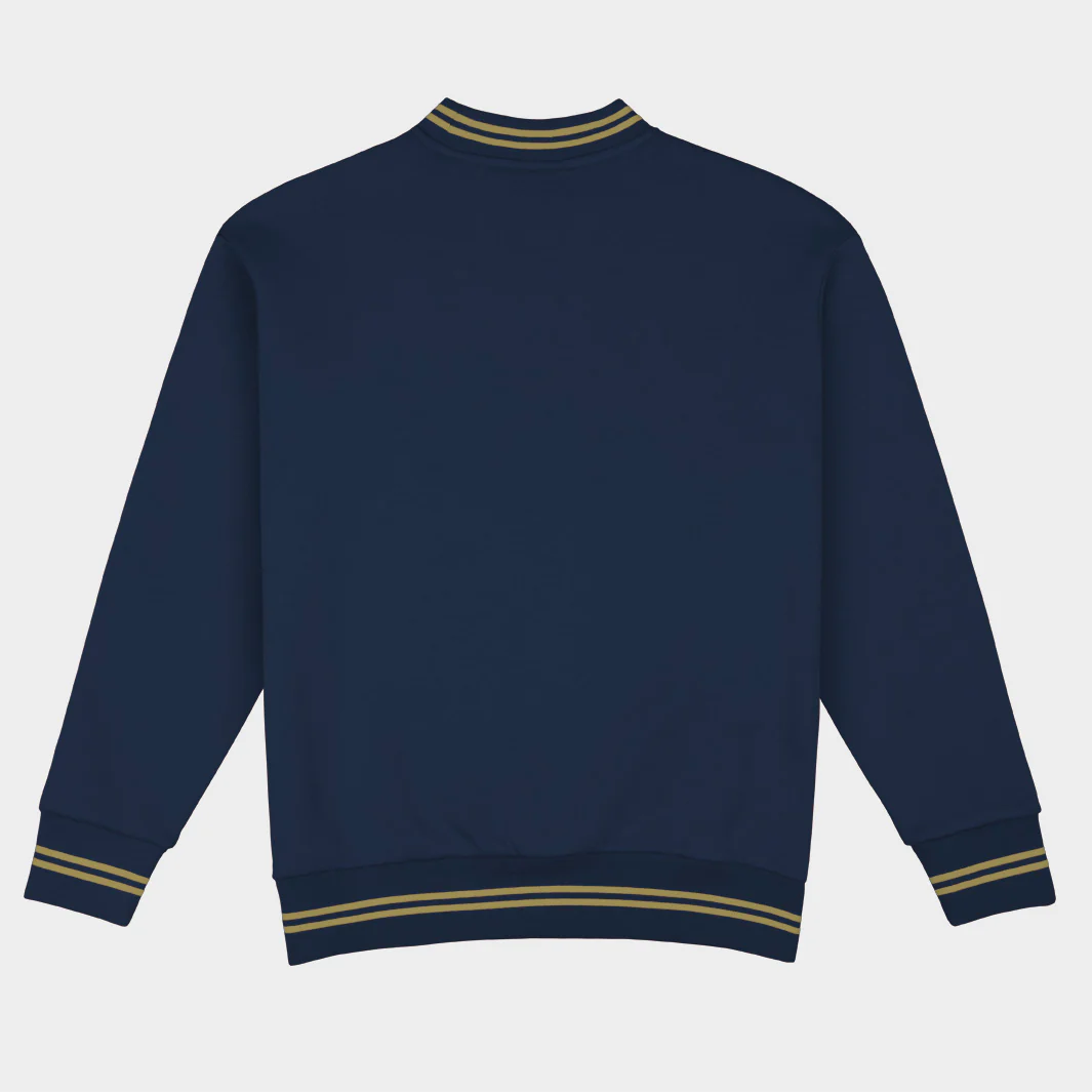 Georgia Tech Football Embroidered Tri-Stripe Crewneck - Image 2