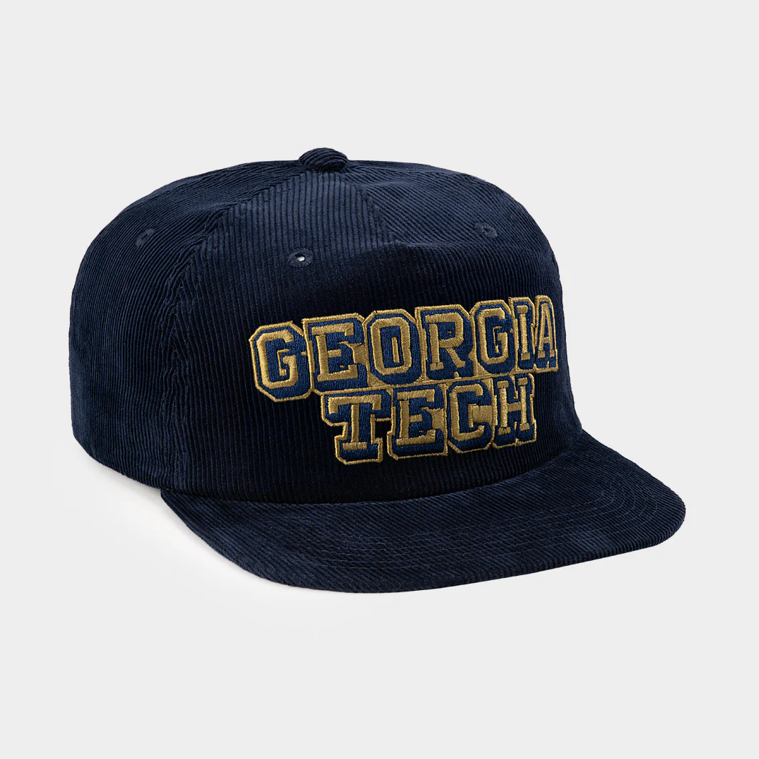 Georgia Tech Varsity Wordmark Corduroy Hat - Image 2