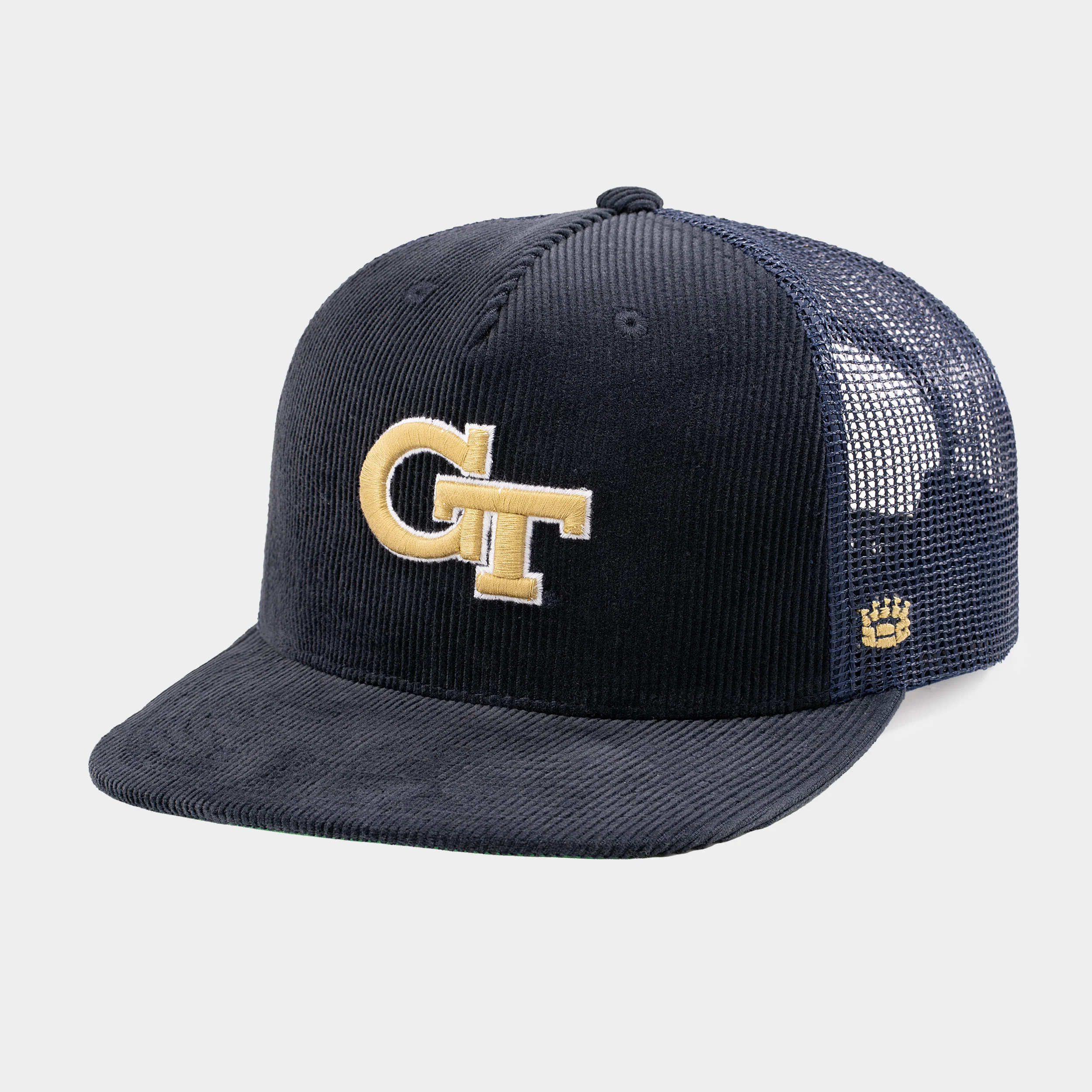 Georgia Tech Yellow Jackets Corduroy Trucker Hat