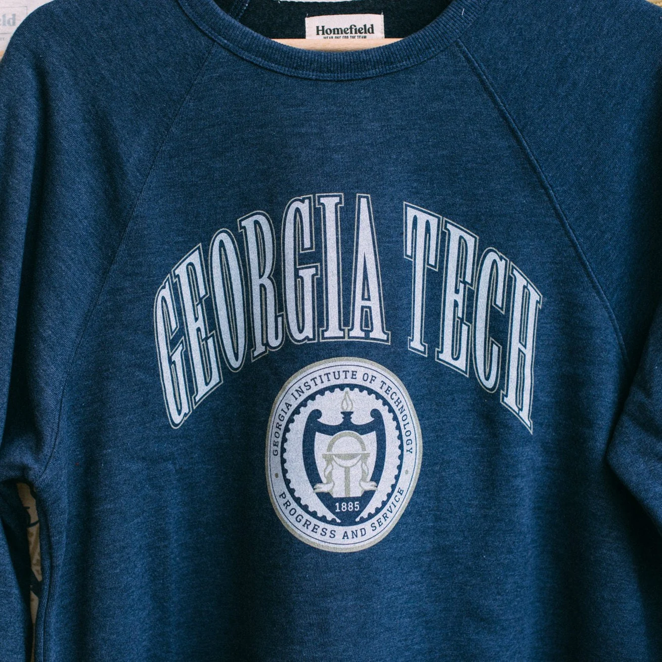 Georgia Tech Yellow Jackets Seal Crewneck - Image 2