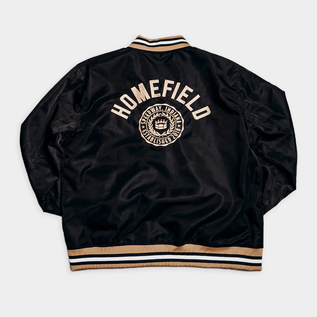 Homefield Brand Vintage-Inspired Bomber Jacket - Image 2