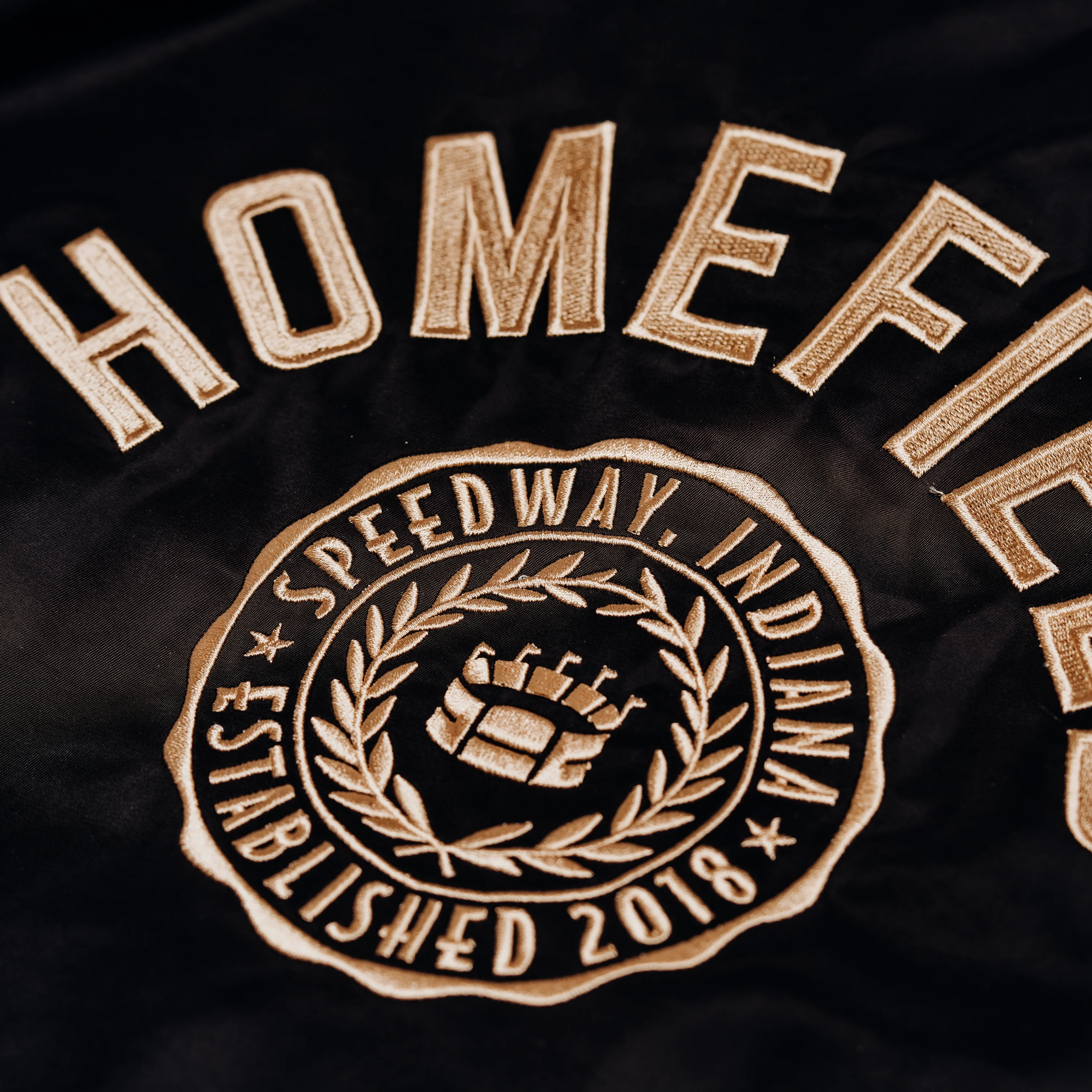 Homefield Brand Vintage-Inspired Bomber Jacket - Image 4