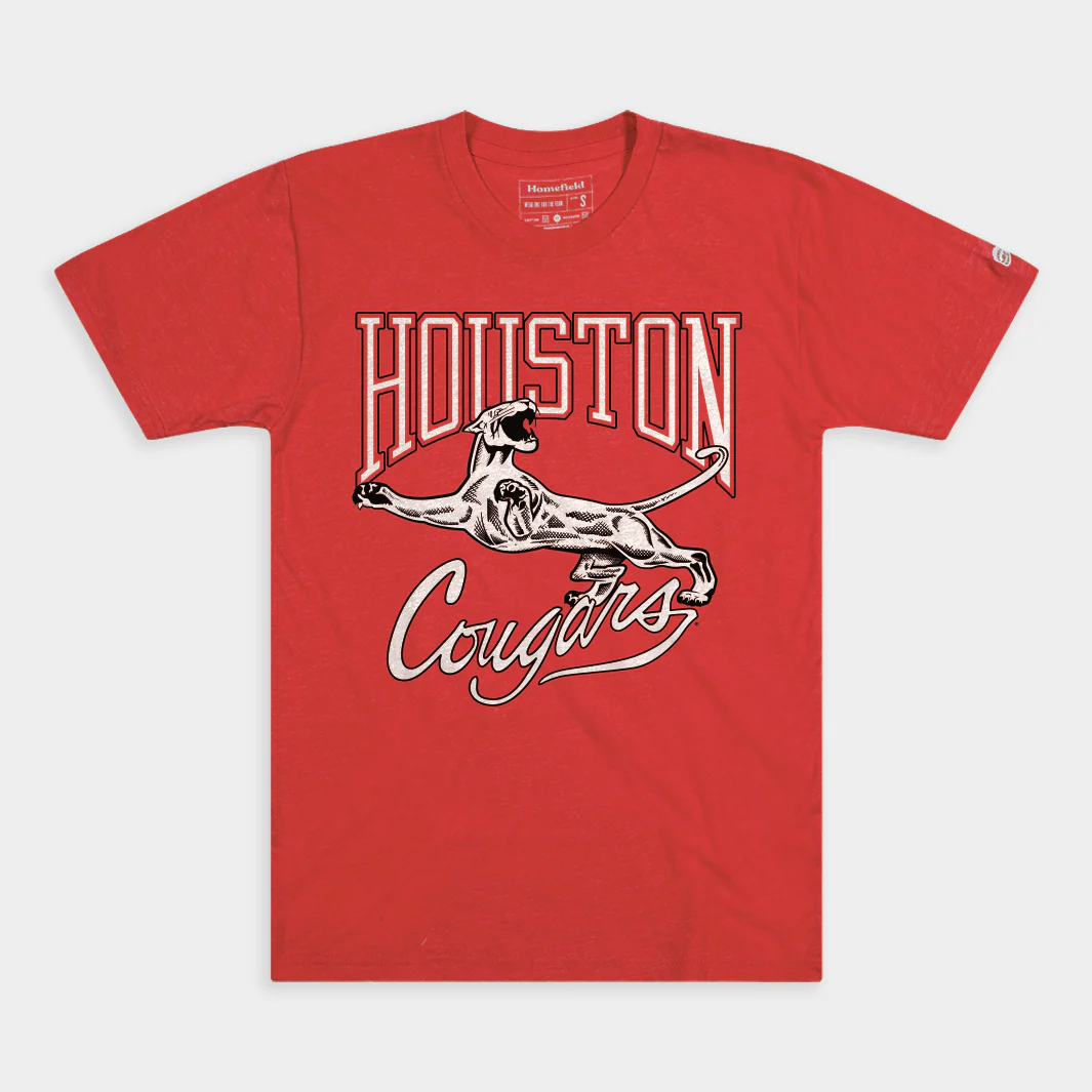 Houston Cougars UH Leaping Cougar Tee