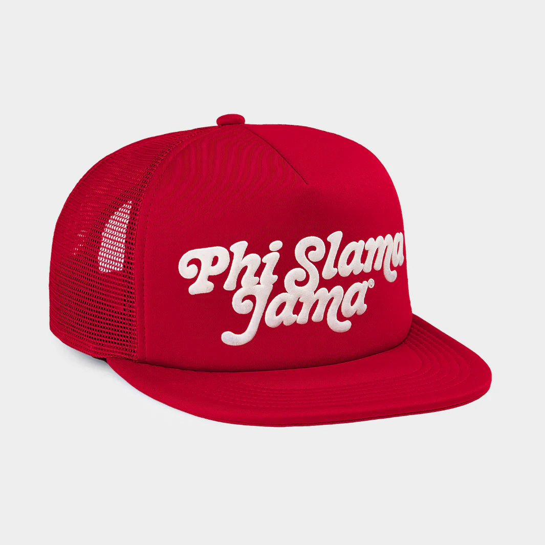 Houston "Phi Slama Jama" Puff Ink Trucker Hat - Image 2