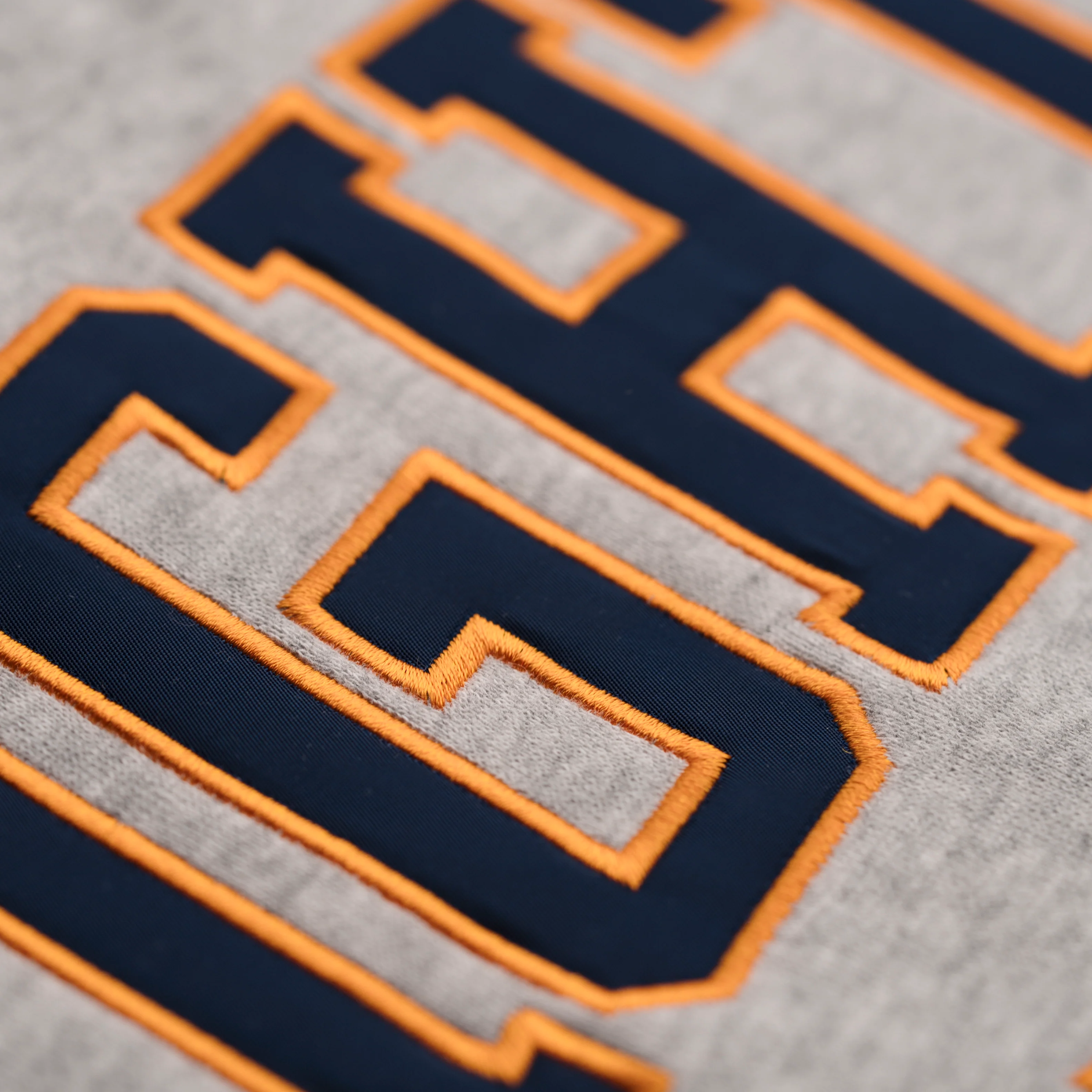Illinois Fighting Illini 1980s Applique Heavyweight Hoodie - Image 2