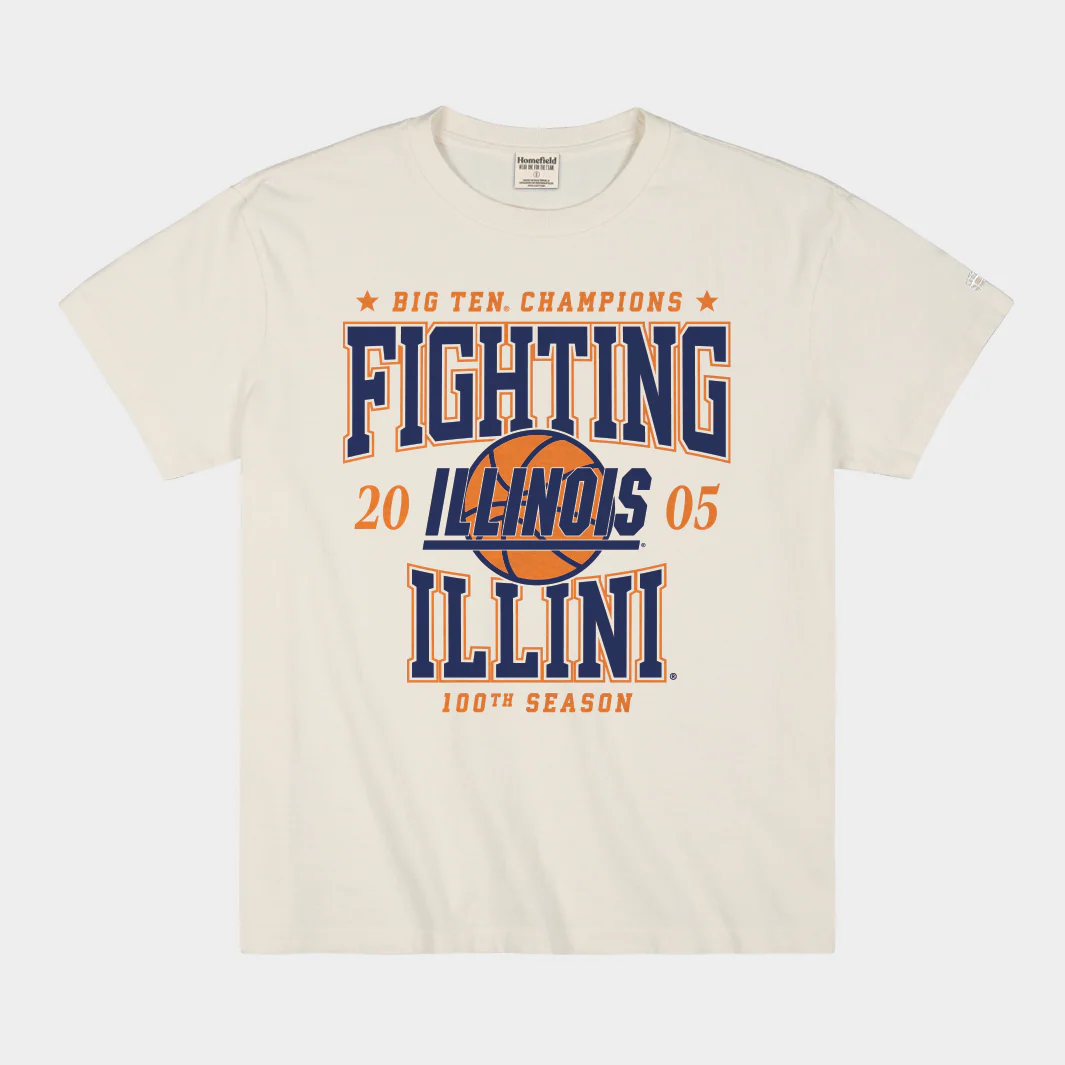Illinois Men's Basketball 2005 Big Ten Champs Heavyweight Tee