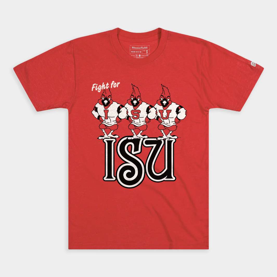 Illinois State "Fight for ISU" Retro Redbird Tee